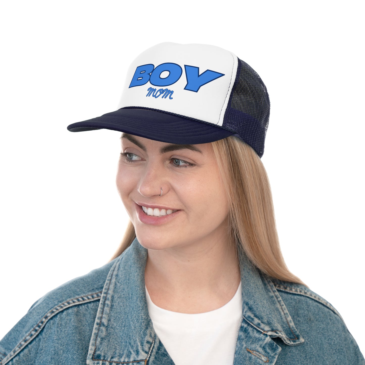 'Boy Mom' Trucker Caps