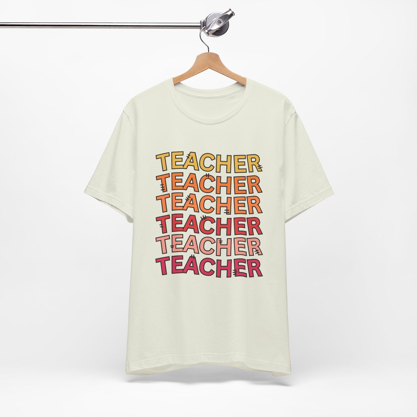 'Teacher' Unisex Jersey Short Sleeve Tee
