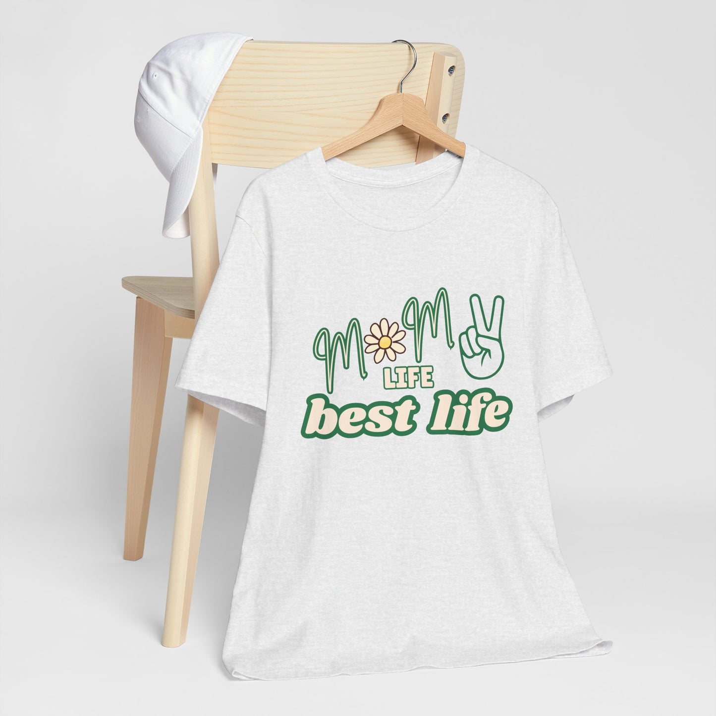 'Mom Life Best Life' Unisex Jersey Short Sleeve Tee