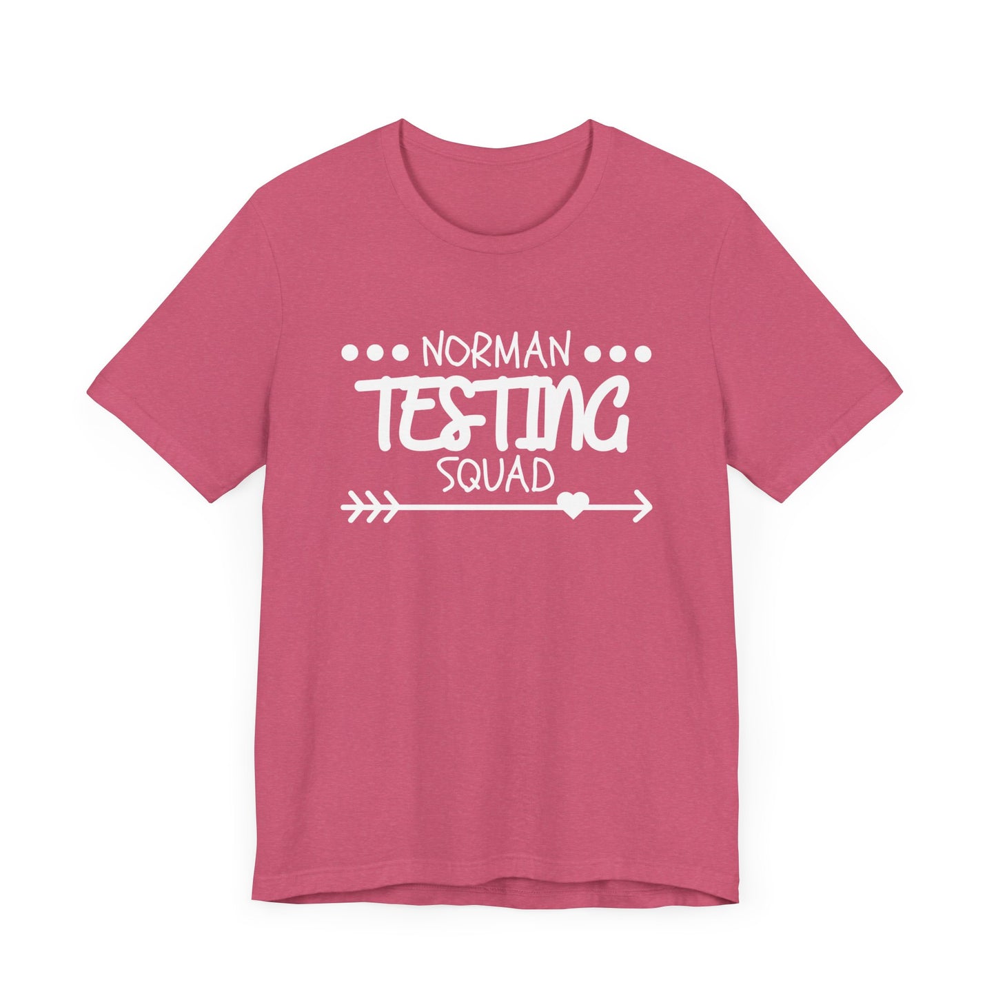 'Norman Testing Squad' Unisex Jersey Short Sleeve Tee