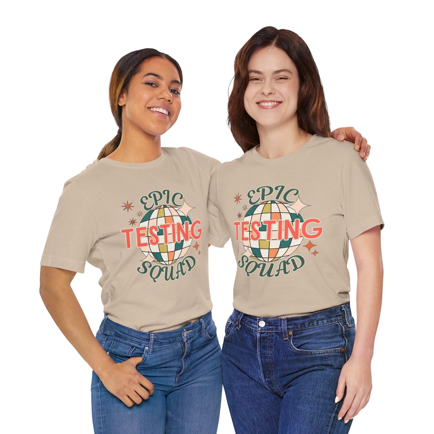'Epic Testing Squad' Unisex Jersey Short Sleeve Tee