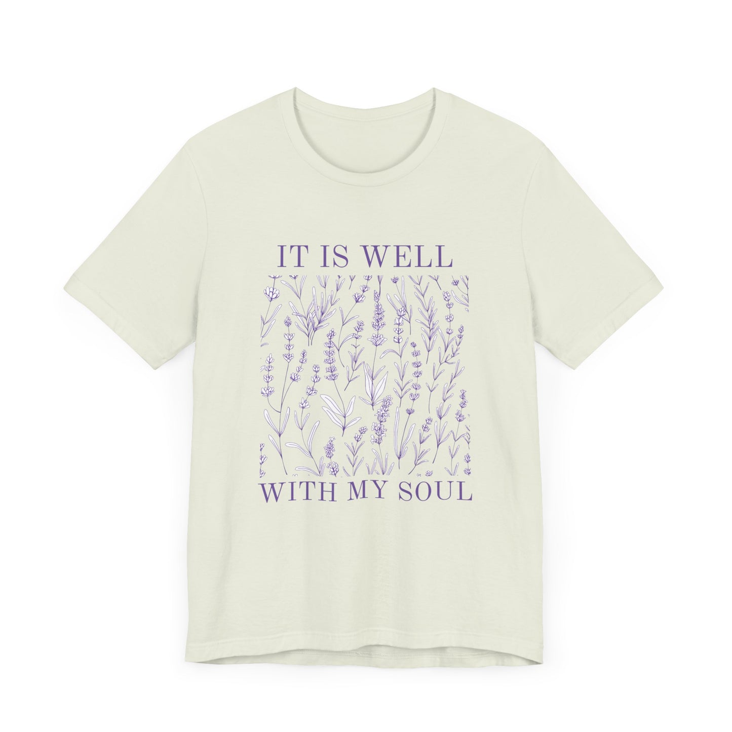 'It Is Well With My Soul' Unisex Jersey Short Sleeve Tee