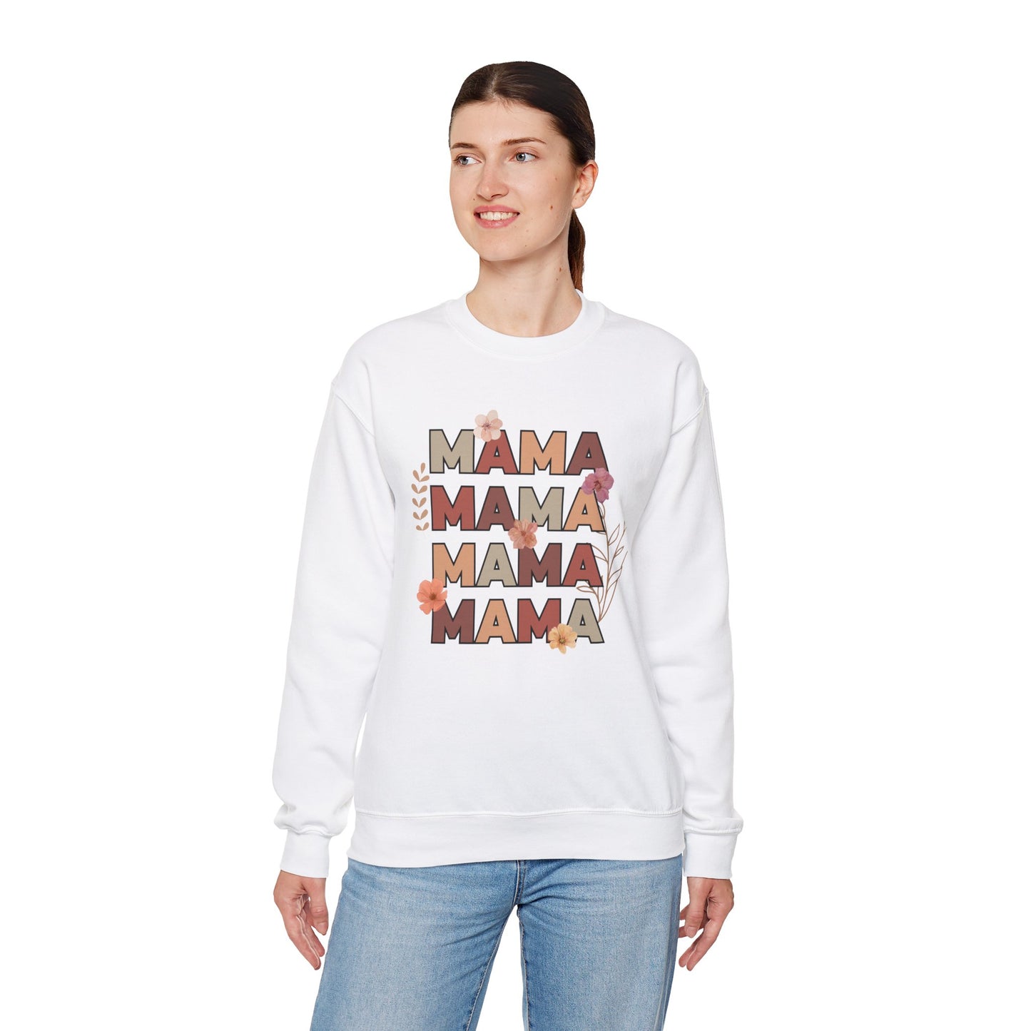 'Mama' Unisex Heavy Blend™ Crewneck Sweatshirt