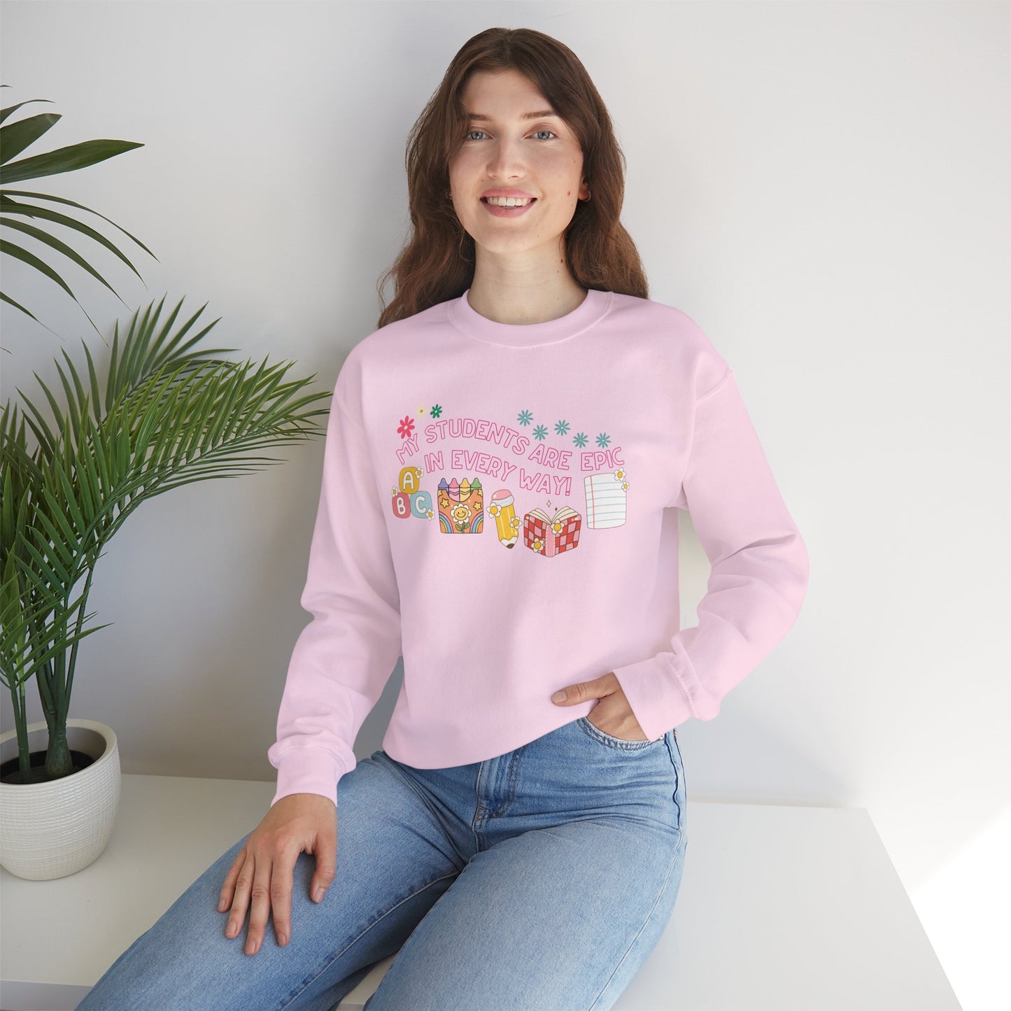 'My Students Are Epic In Every Way' Unisex Heavy Blend™ Crewneck Sweatshirt