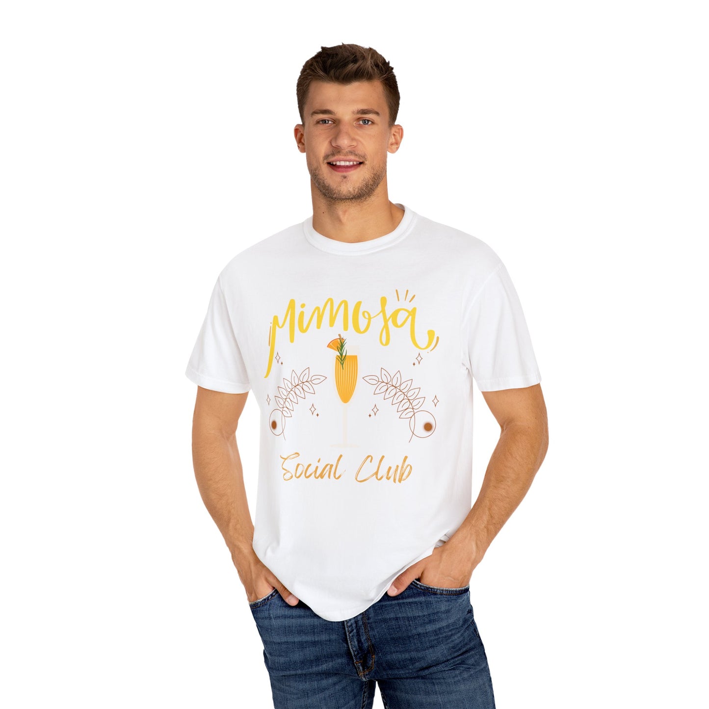 'Mimosa Social Club' Unisex Garment-Dyed T-shirt