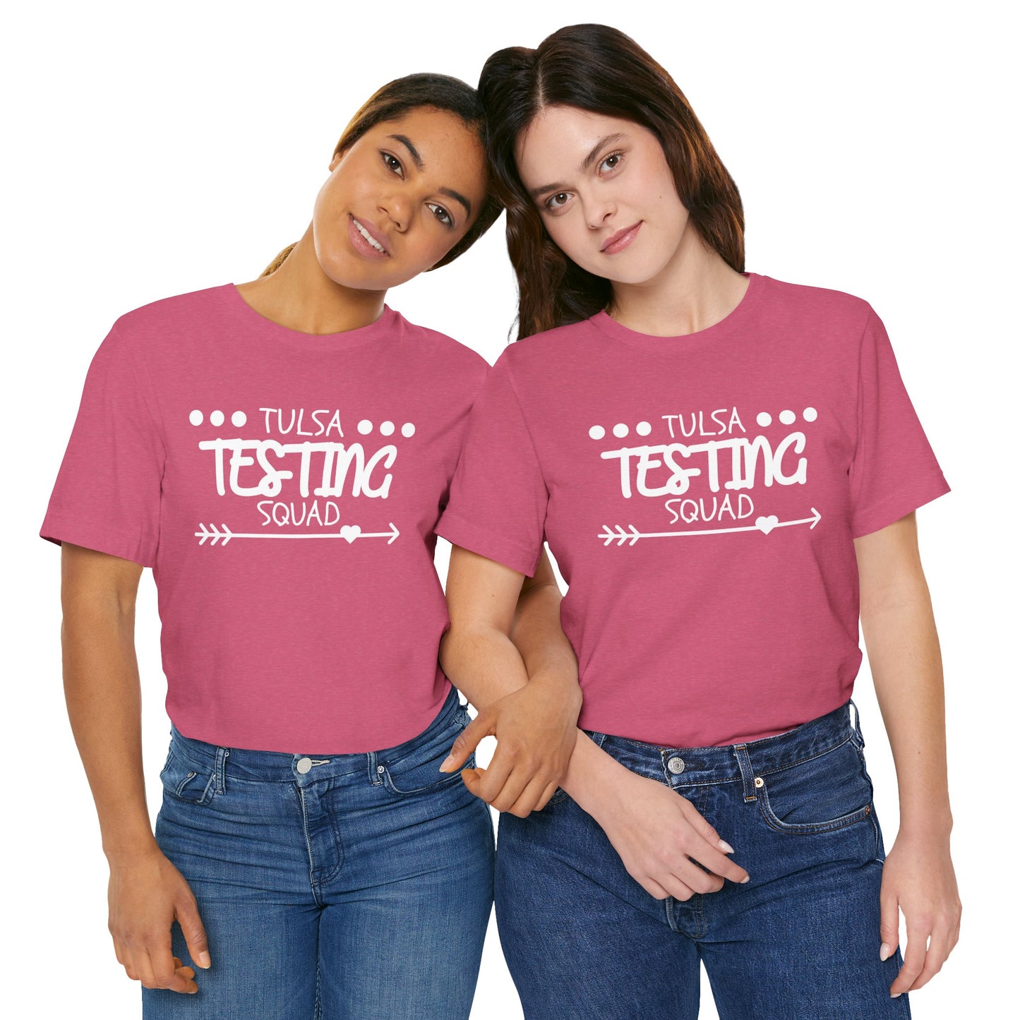 'Tulsa Testing Squad' Unisex Jersey Short Sleeve Tee