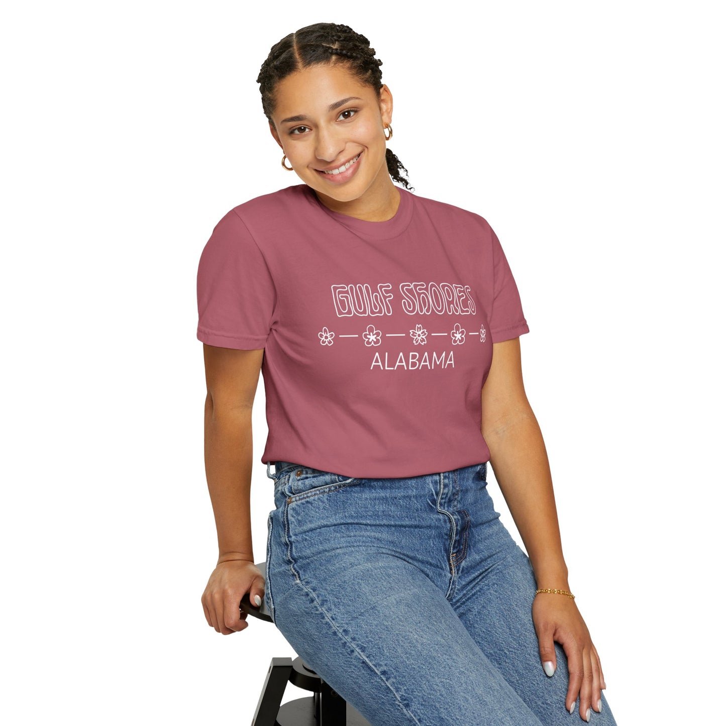 'Gulf Shores, Alabama' Unisex Garment-Dyed T-shirt