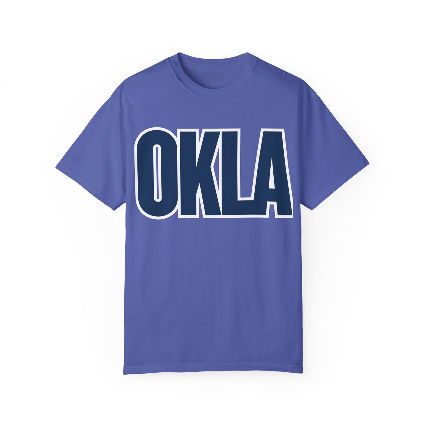 'OKLA' Unisex Garment-Dyed T-shirt