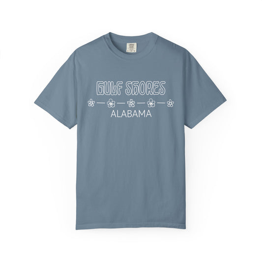 'Gulf Shores, Alabama' Unisex Garment-Dyed T-shirt