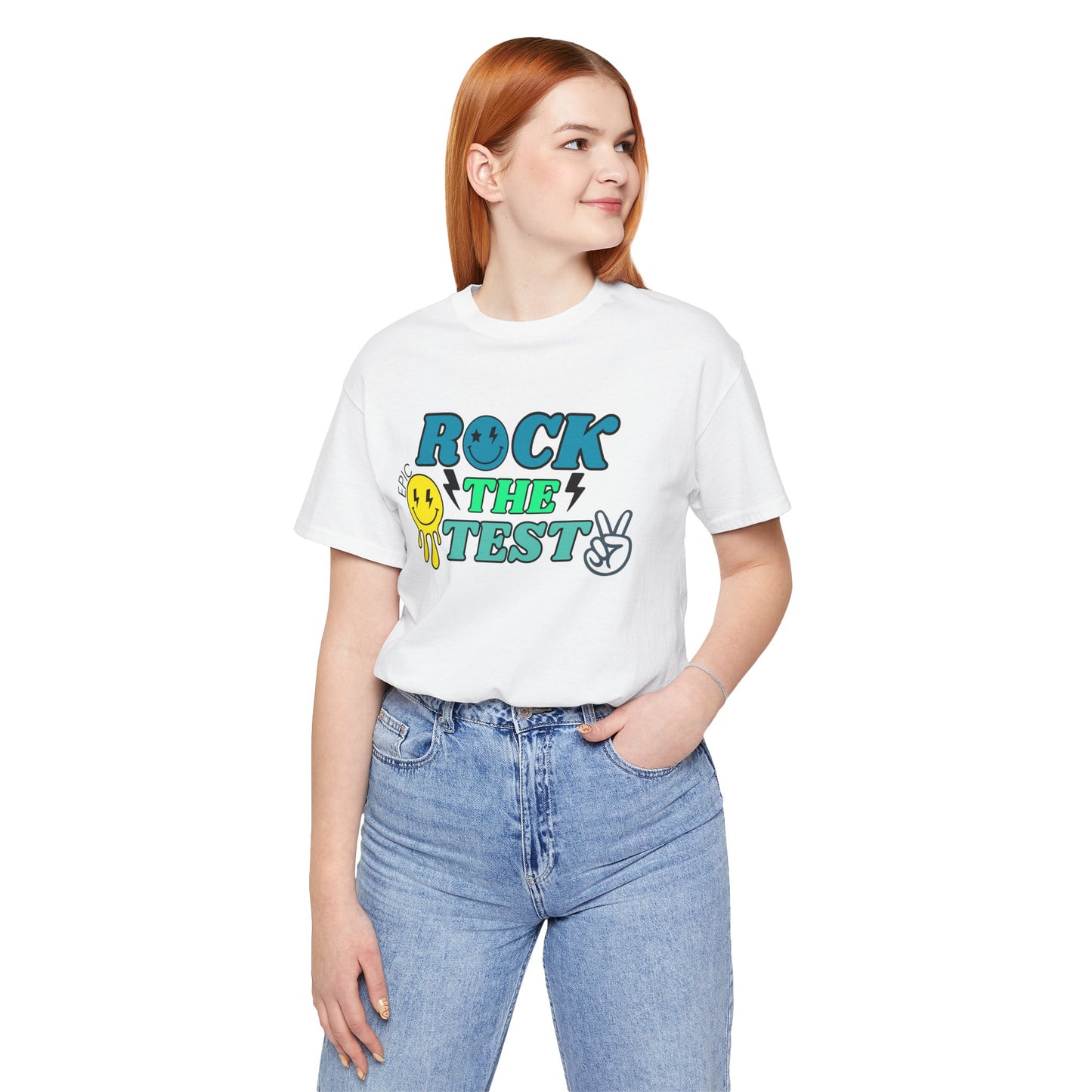 'Rock The Test Epic' Unisex Jersey Short Sleeve Tee