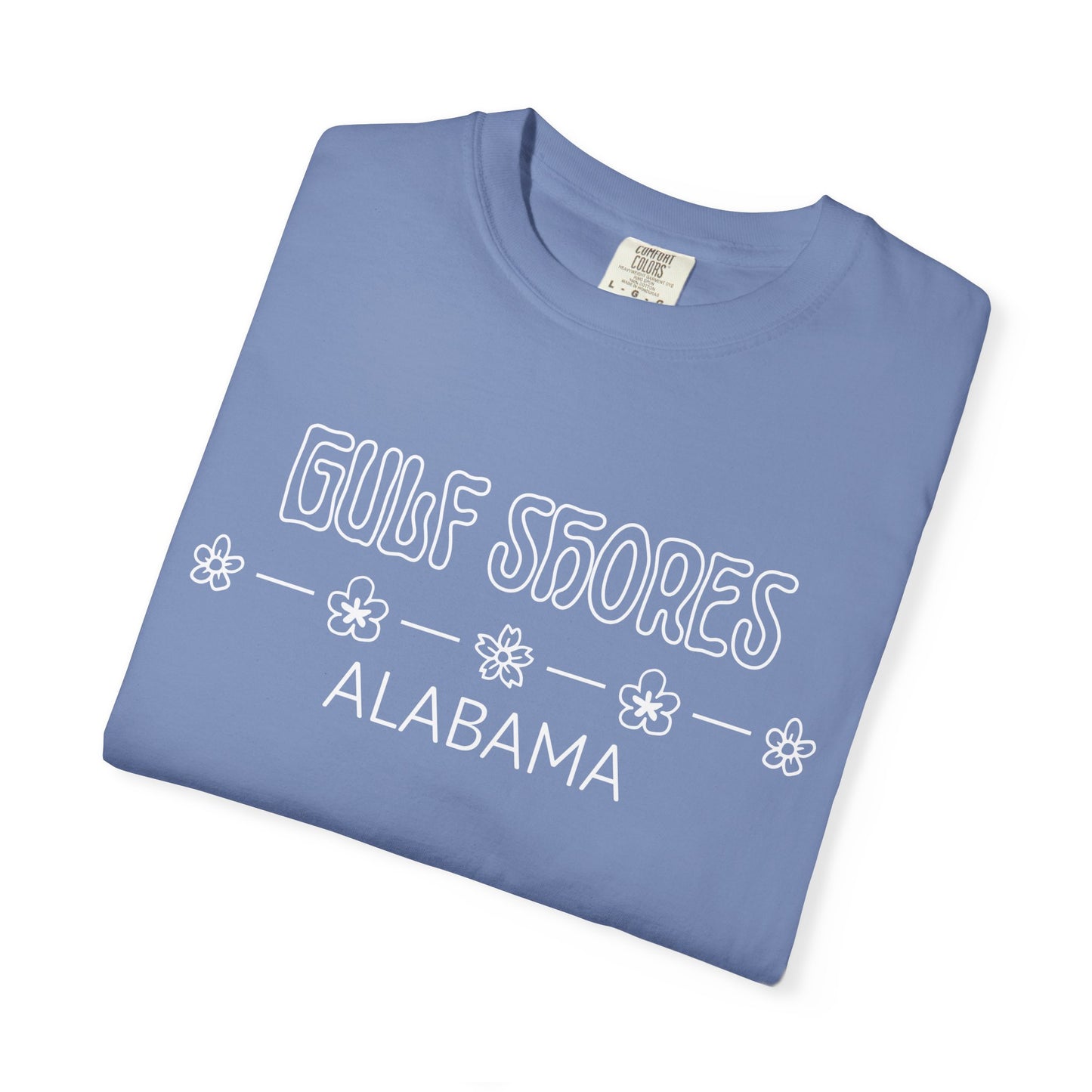 'Gulf Shores, Alabama' Unisex Garment-Dyed T-shirt