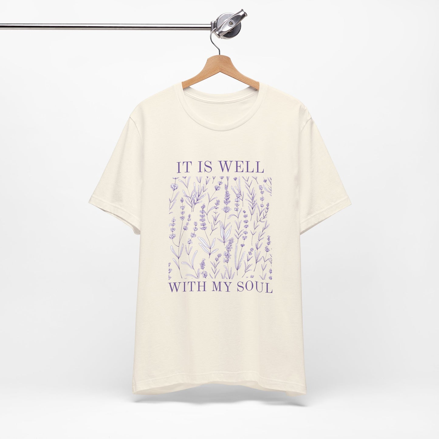 'It Is Well With My Soul' Unisex Jersey Short Sleeve Tee