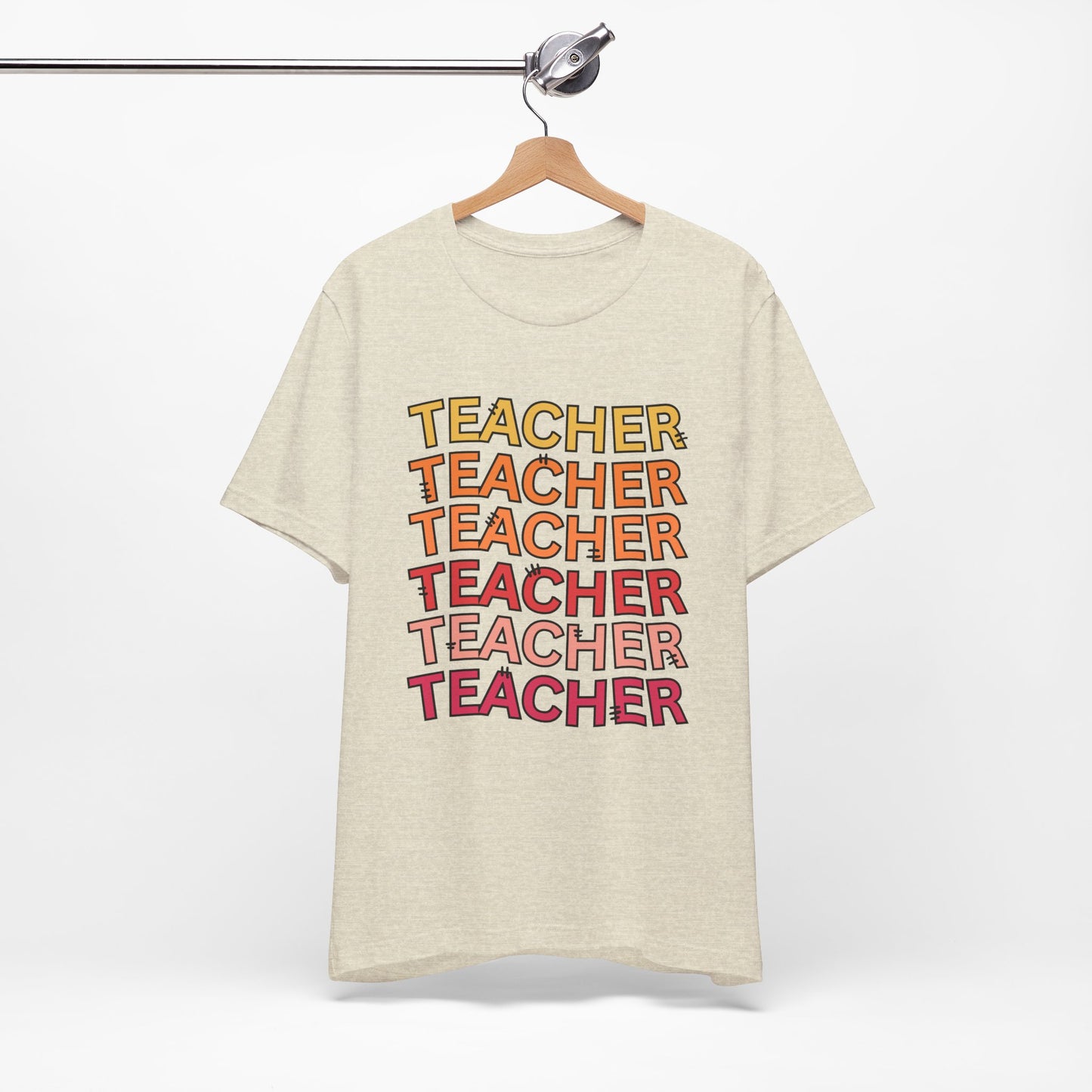 'Teacher' Unisex Jersey Short Sleeve Tee