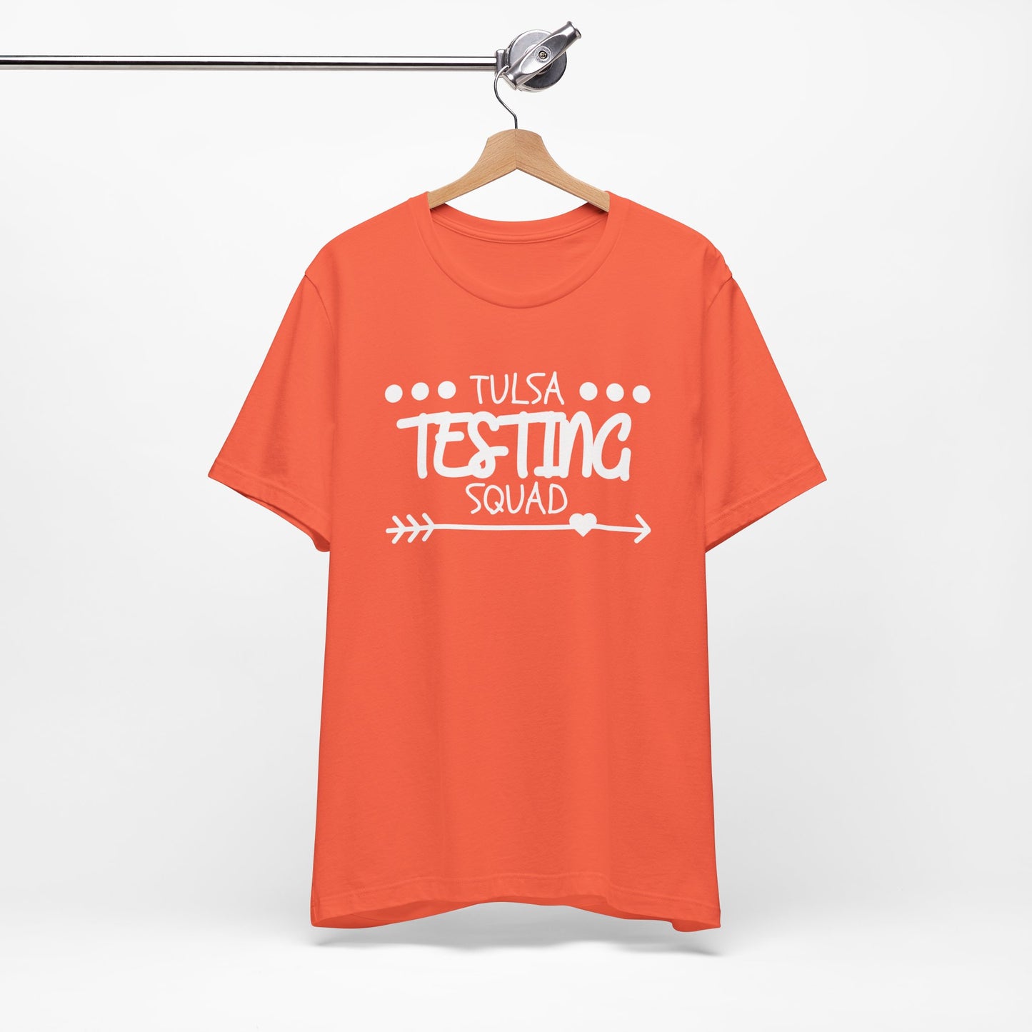 'Tulsa Testing Squad' Unisex Jersey Short Sleeve Tee