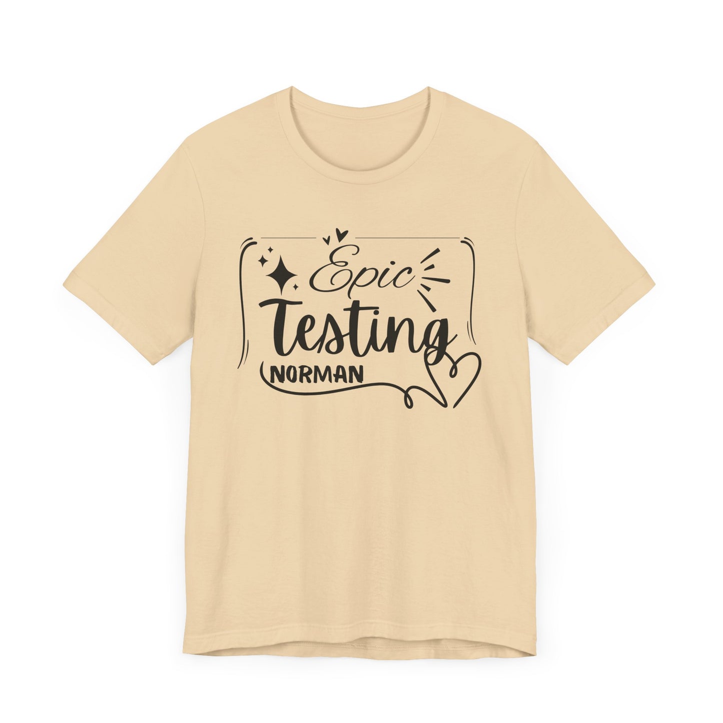 'Epic Testing Norman' Unisex Jersey Short Sleeve Tee
