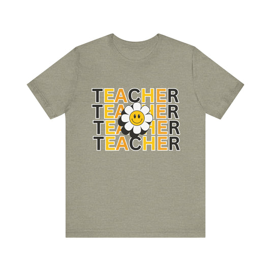 'Teacher' Unisex Jersey Short Sleeve Tee