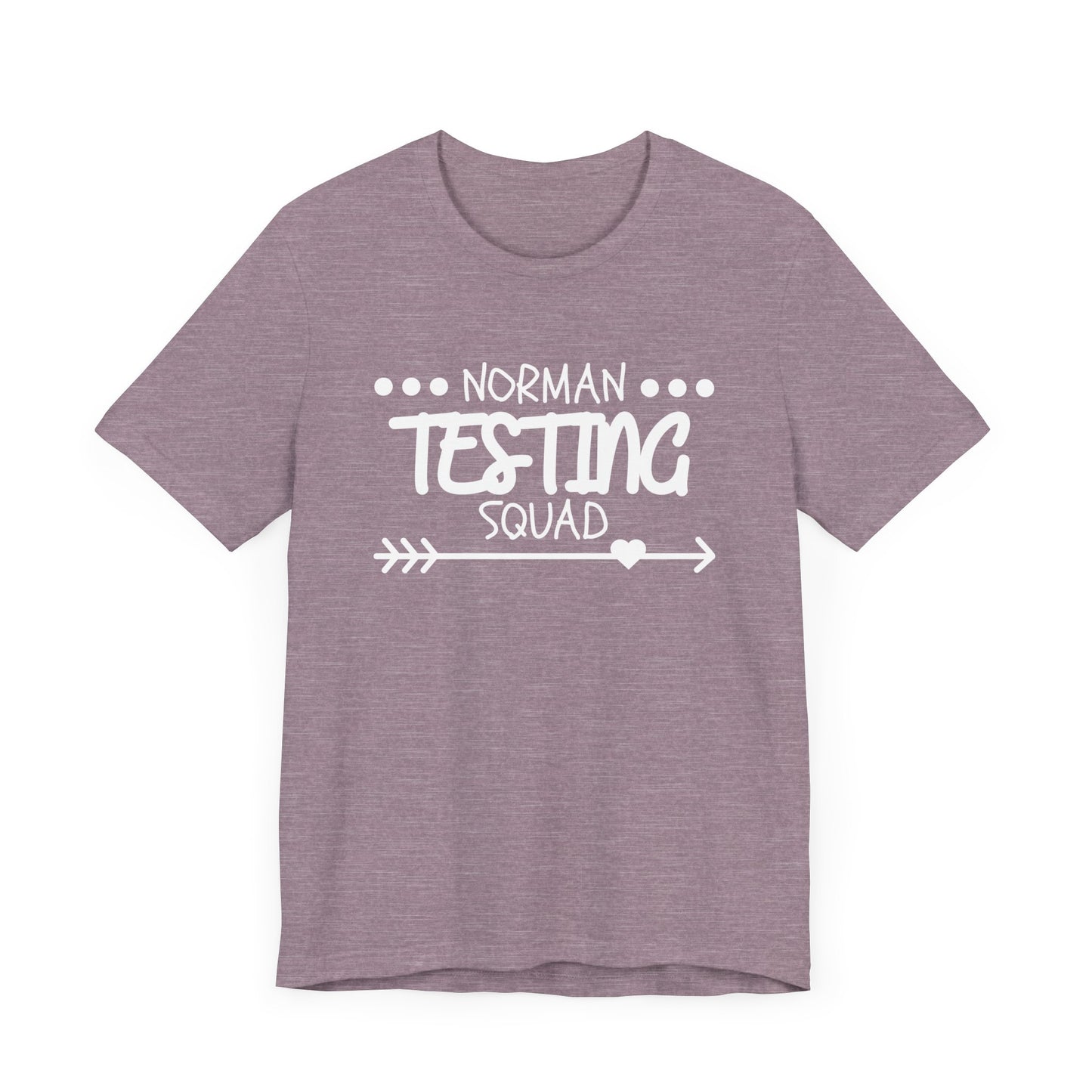 'Norman Testing Squad' Unisex Jersey Short Sleeve Tee