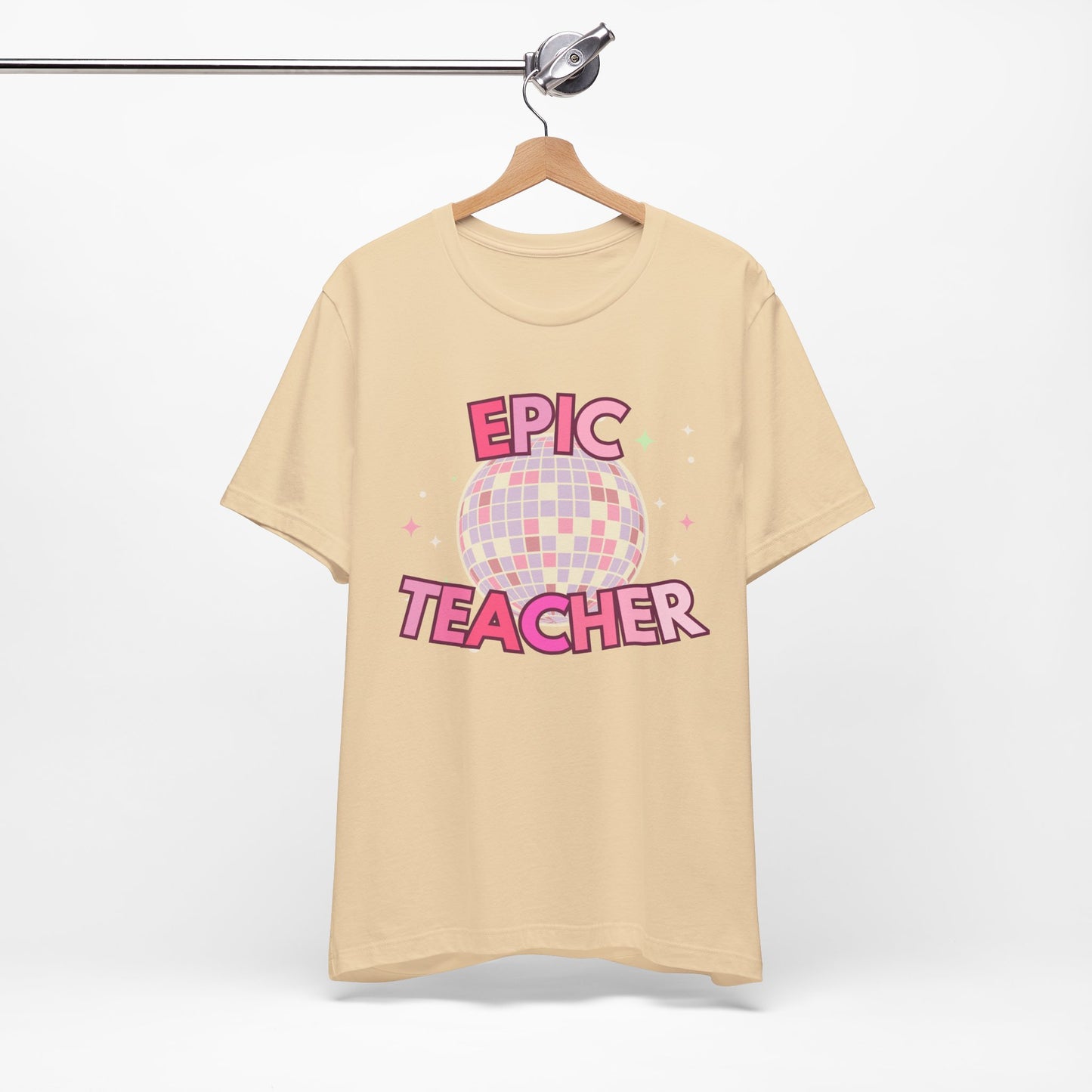 'Epic Teacher' Unisex Jersey Short Sleeve Tee