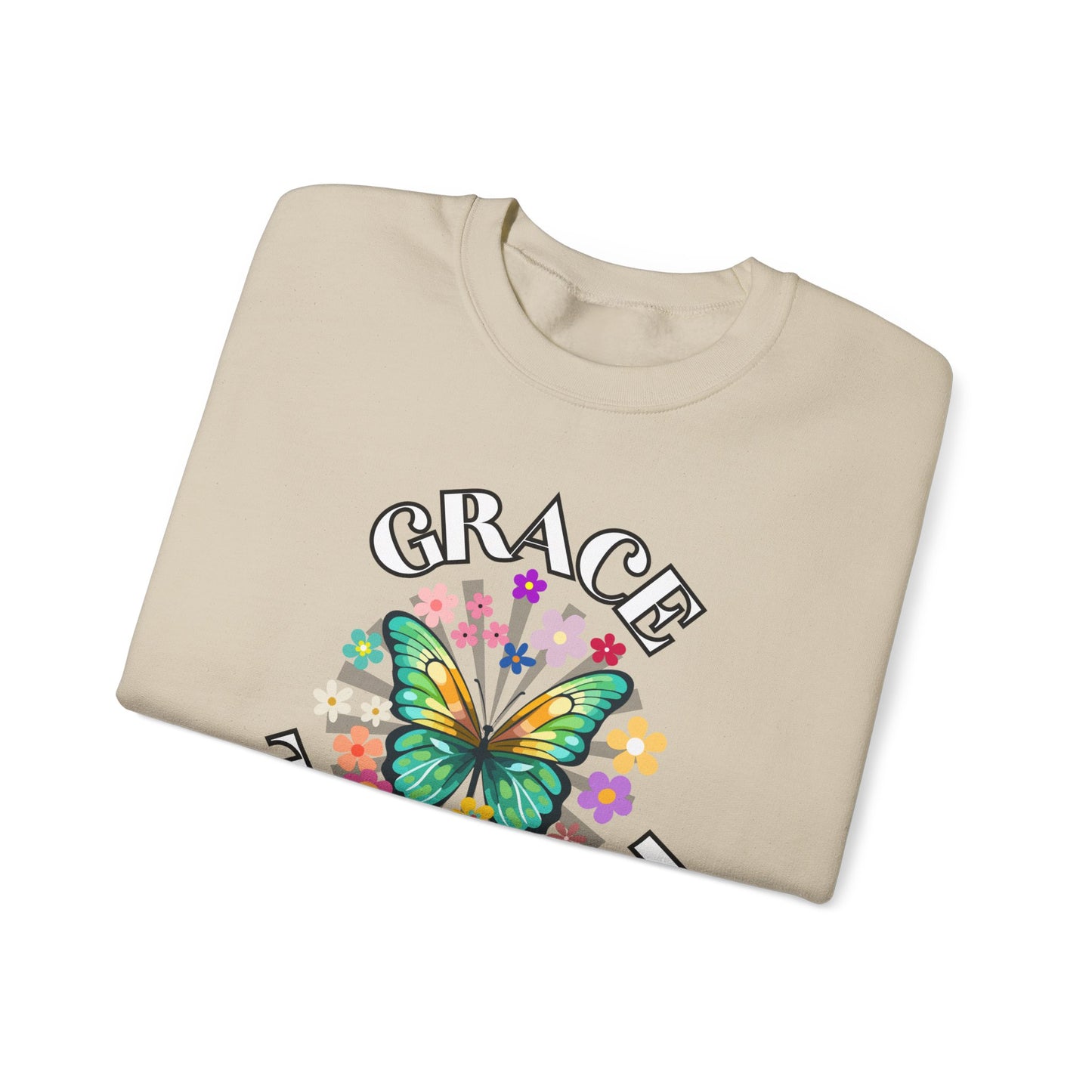 'Grace Through Faith' Unisex Heavy Blend™ Crewneck Sweatshirt