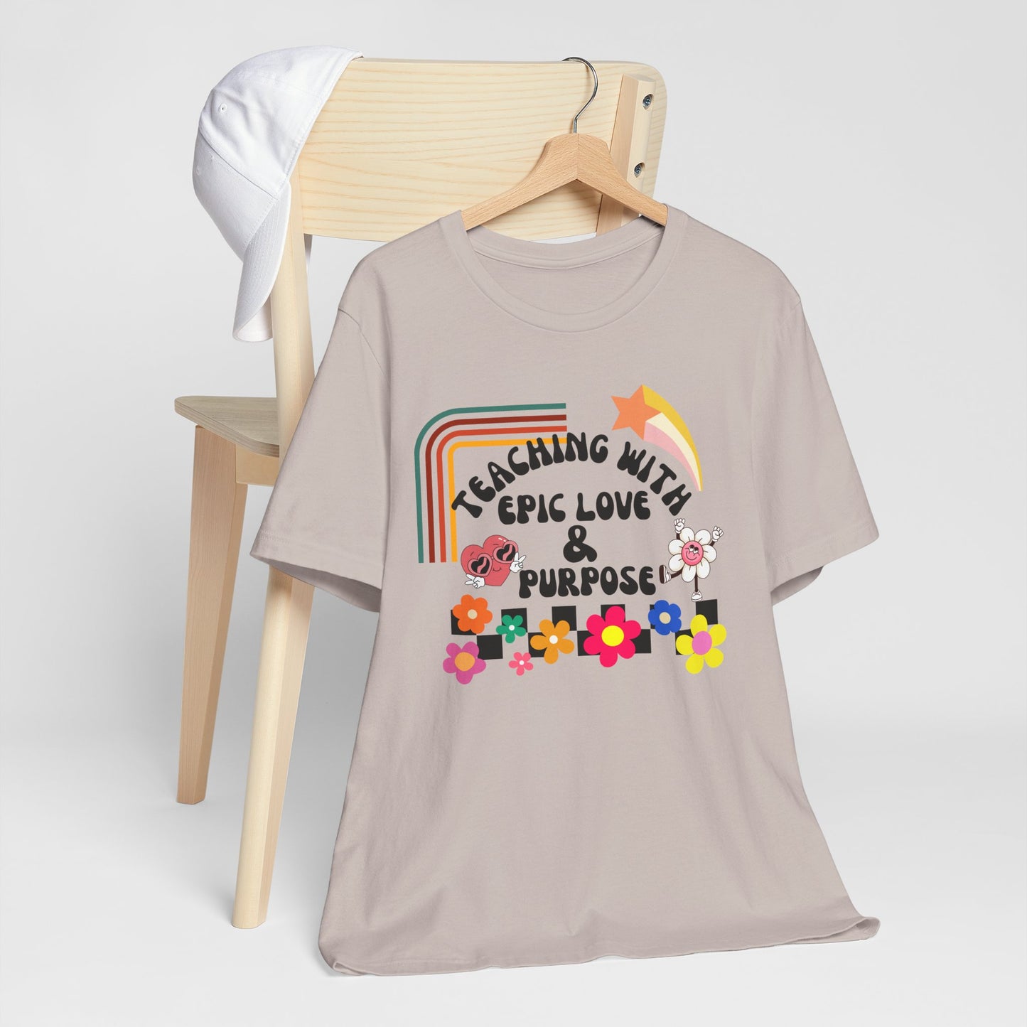 'Teaching With Epic Love & Purpose' Unisex Jersey Short Sleeve Tee