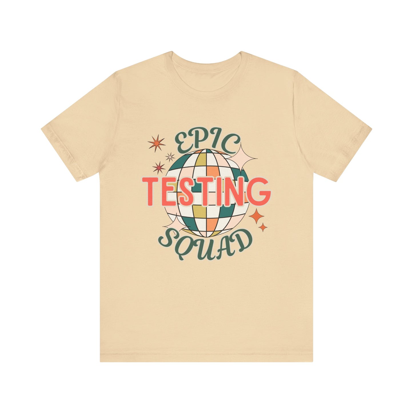 'Epic Testing Squad' Unisex Jersey Short Sleeve Tee