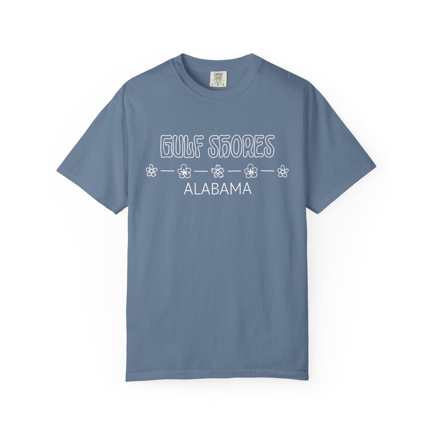 'Gulf Shores, Alabama' Unisex Garment-Dyed T-shirt