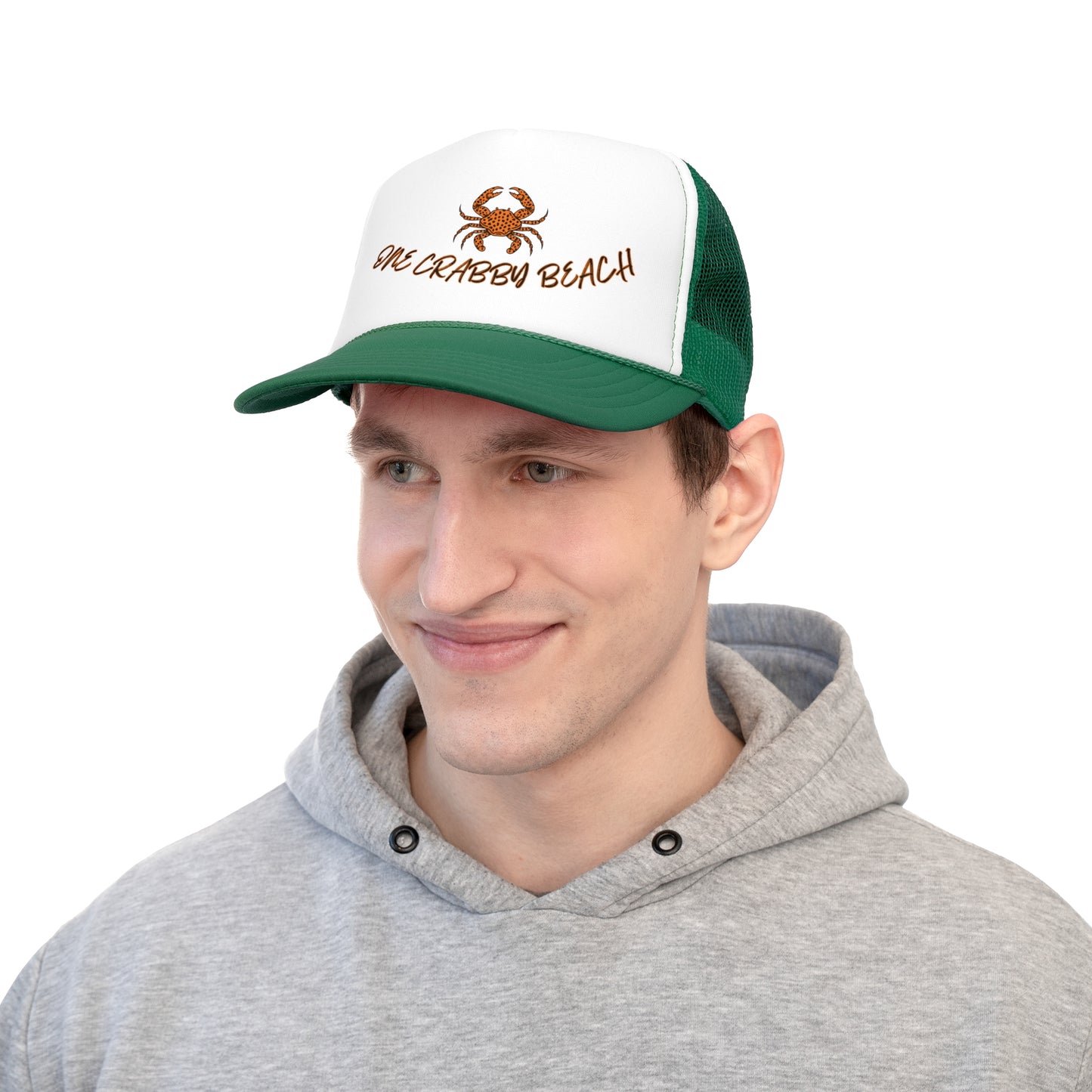 'One Crabby Beach' Trucker Caps
