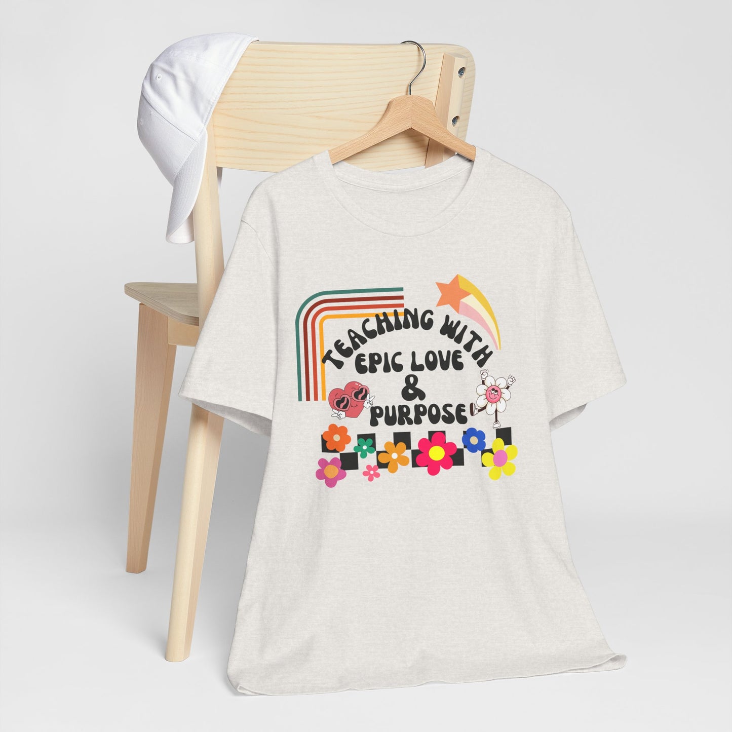 'Teaching With Epic Love & Purpose' Unisex Jersey Short Sleeve Tee