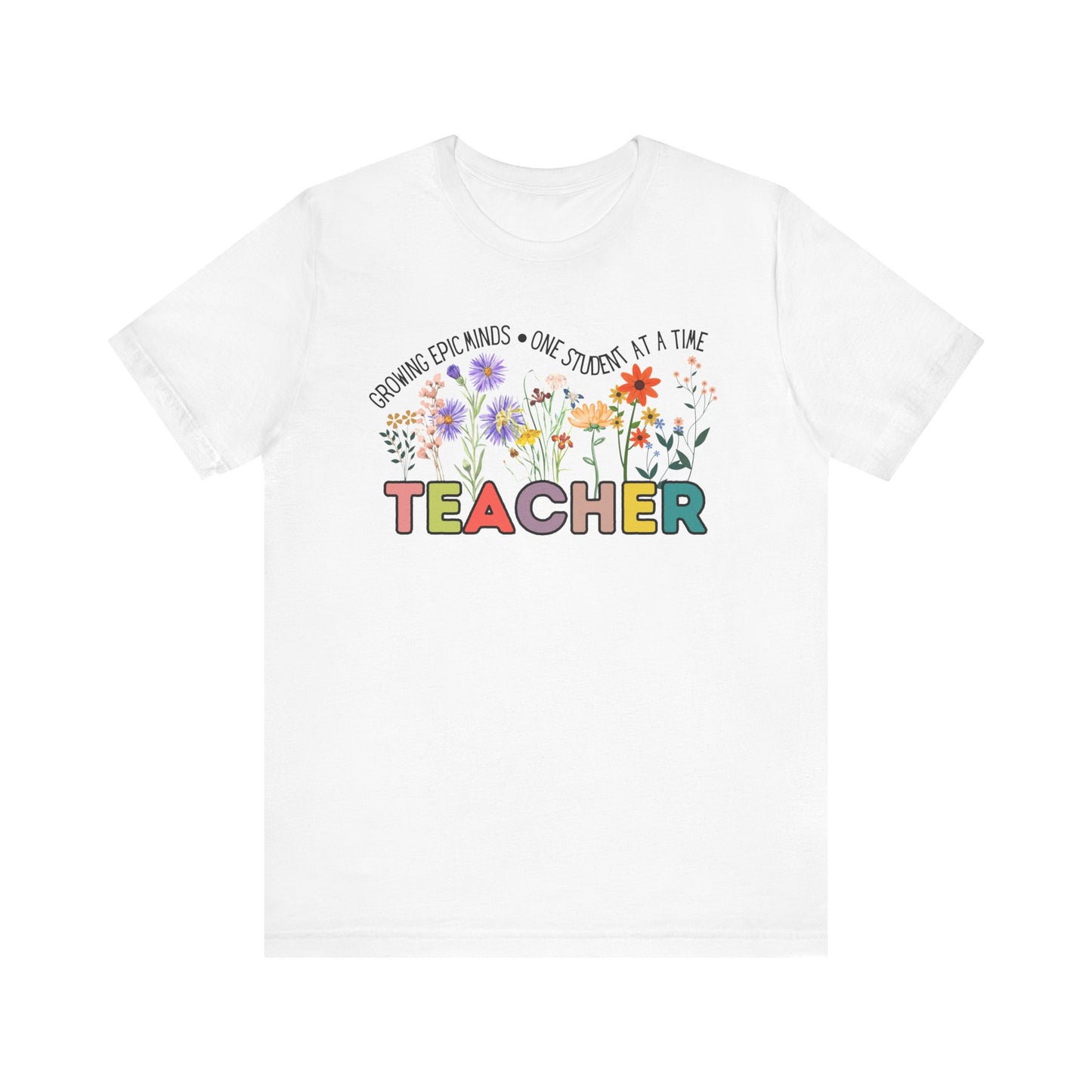 'Growing Epic Minds-One Student At A Time' Unisex Jersey Short Sleeve Tee