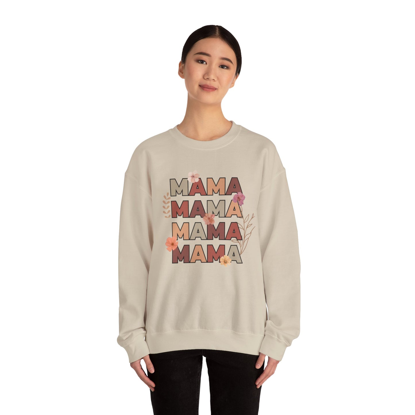 'Mama' Unisex Heavy Blend™ Crewneck Sweatshirt