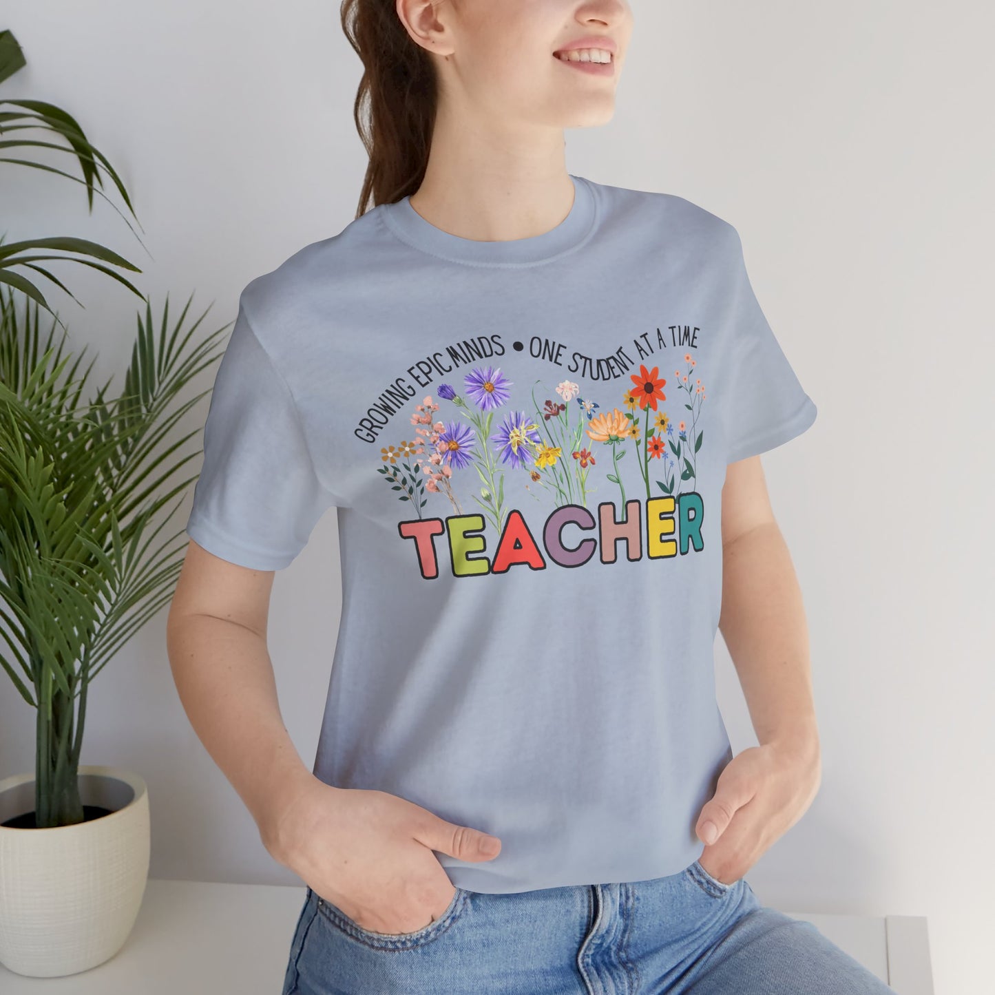 'Growing Epic Minds-One Student At A Time' Unisex Jersey Short Sleeve Tee