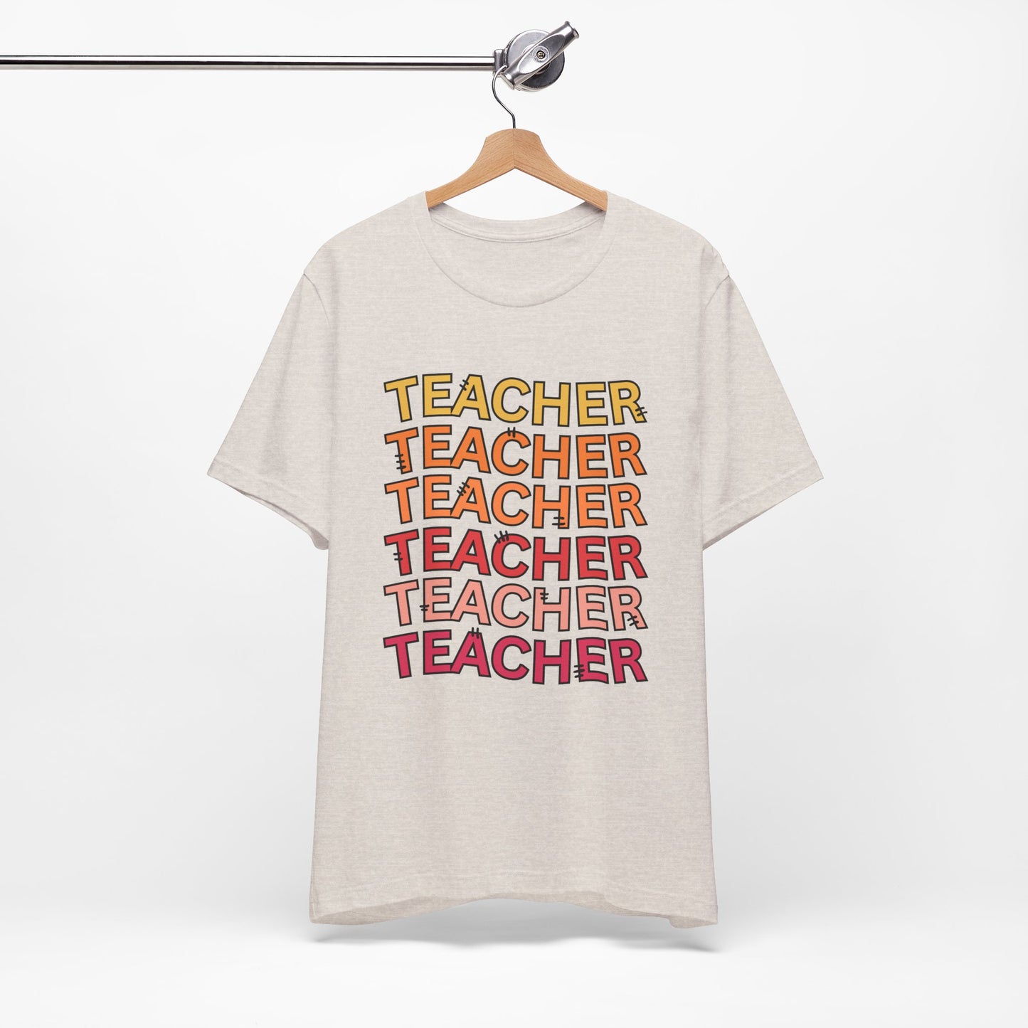 'Teacher' Unisex Jersey Short Sleeve Tee