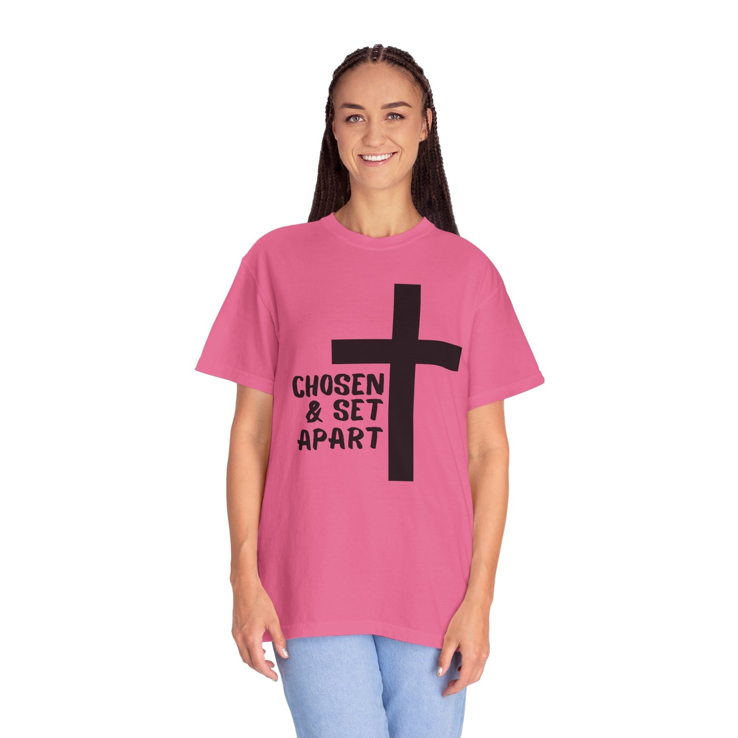 'Chosen & Set Apart' Unisex Garment-Dyed T-shirt