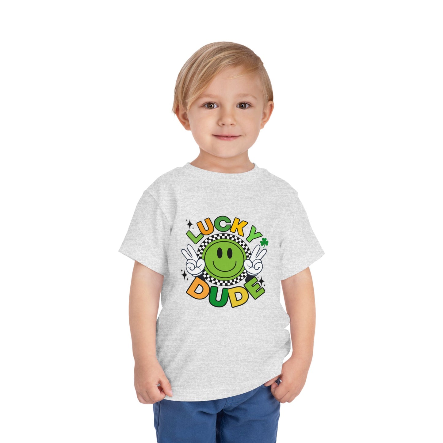 'Lucky Dude' Toddler Short Sleeve Tee