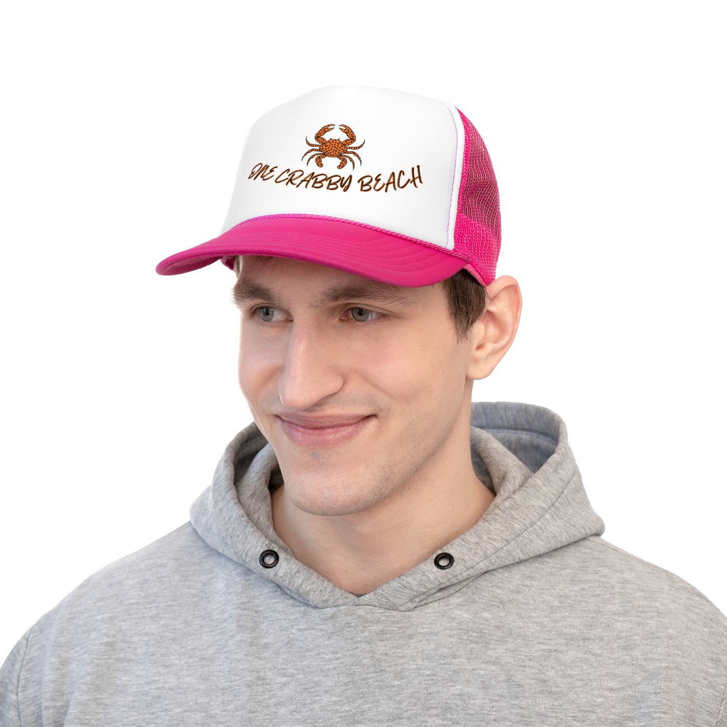 'One Crabby Beach' Trucker Caps