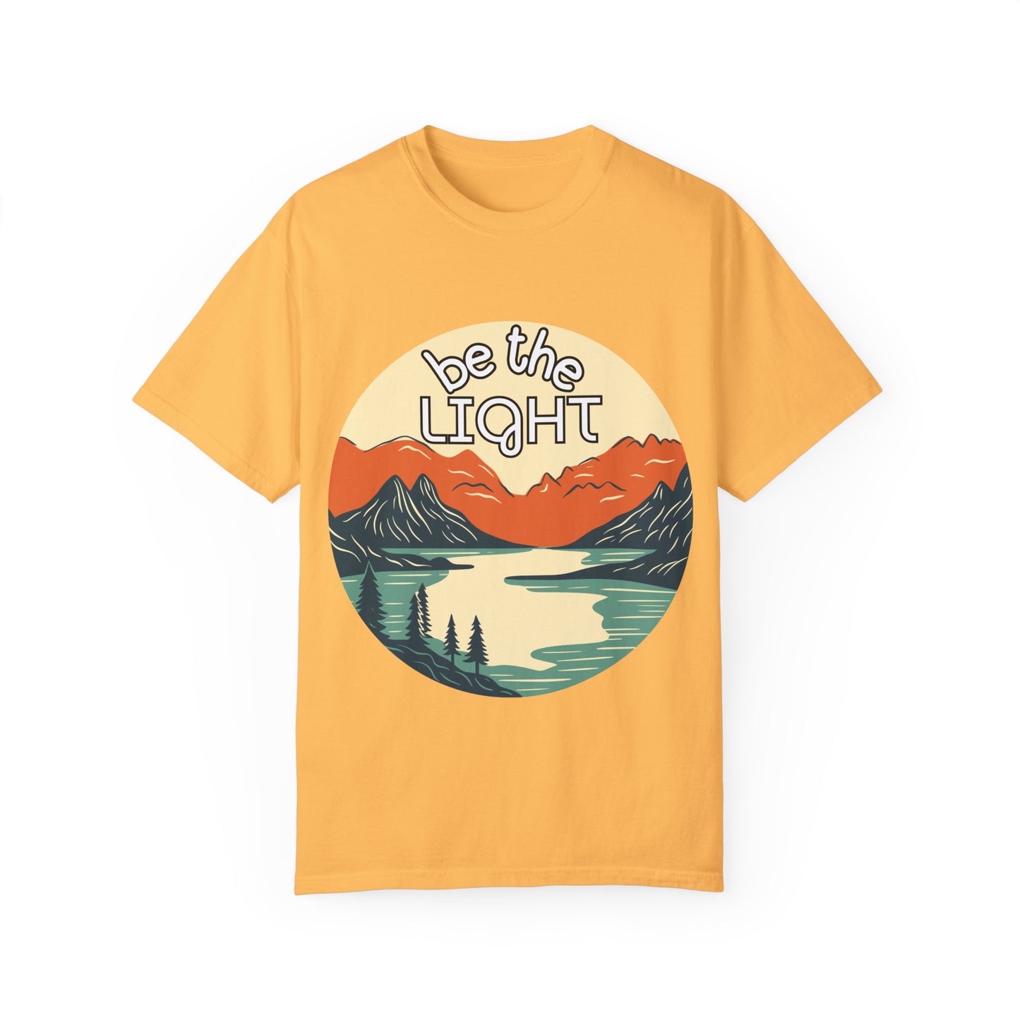 'Be the Light' Unisex Garment-Dyed T-shirt