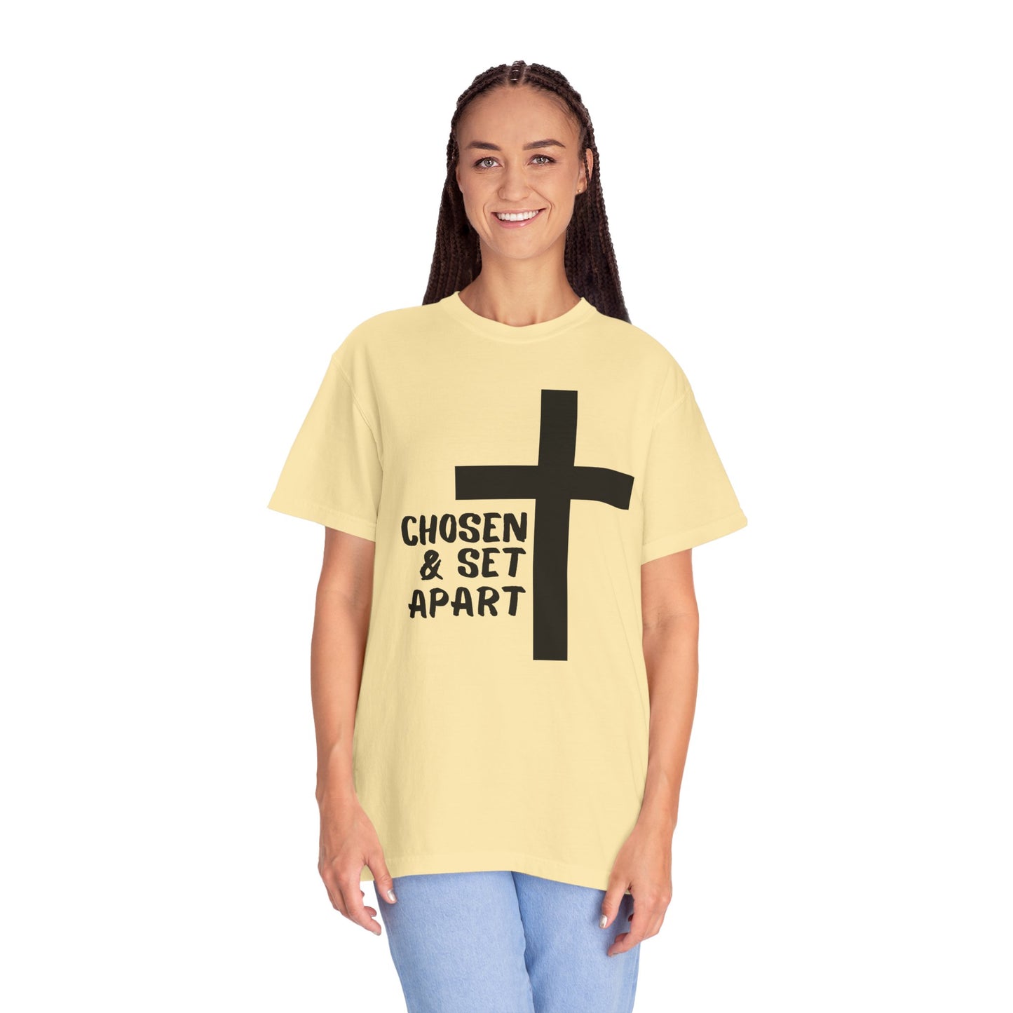 'Chosen & Set Apart' Unisex Garment-Dyed T-shirt