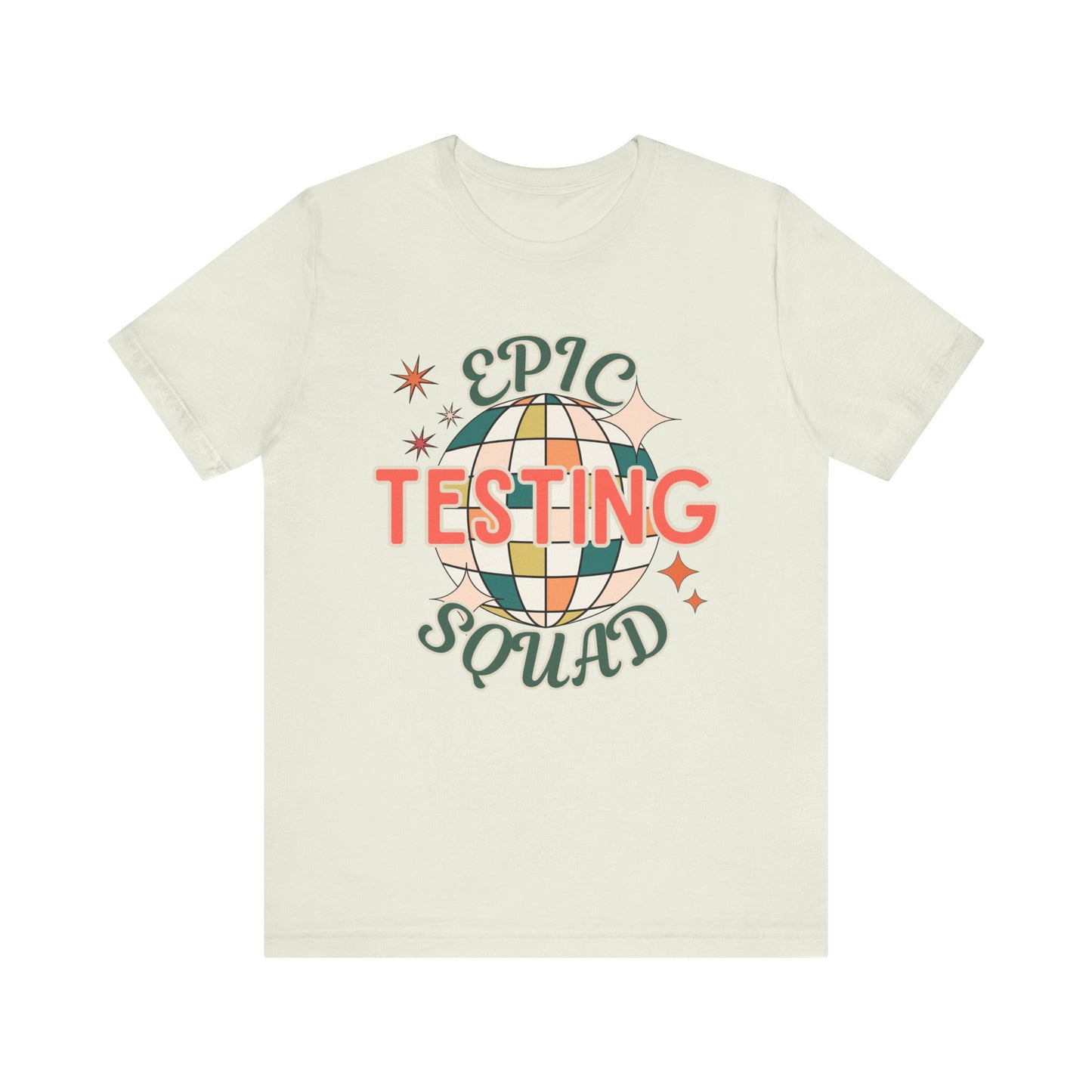 'Epic Testing Squad' Unisex Jersey Short Sleeve Tee