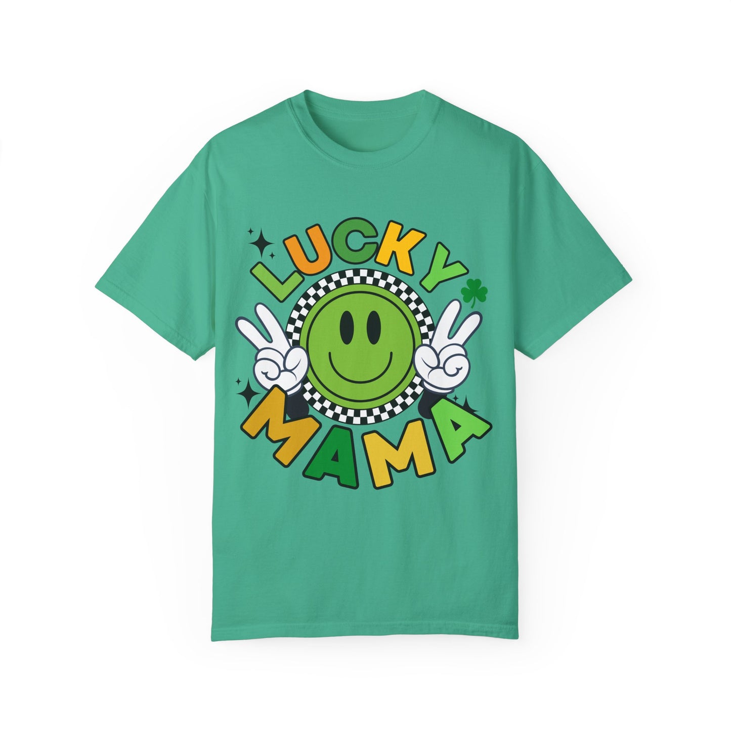 'Lucky Mama' Unisex Garment-Dyed T-shirt