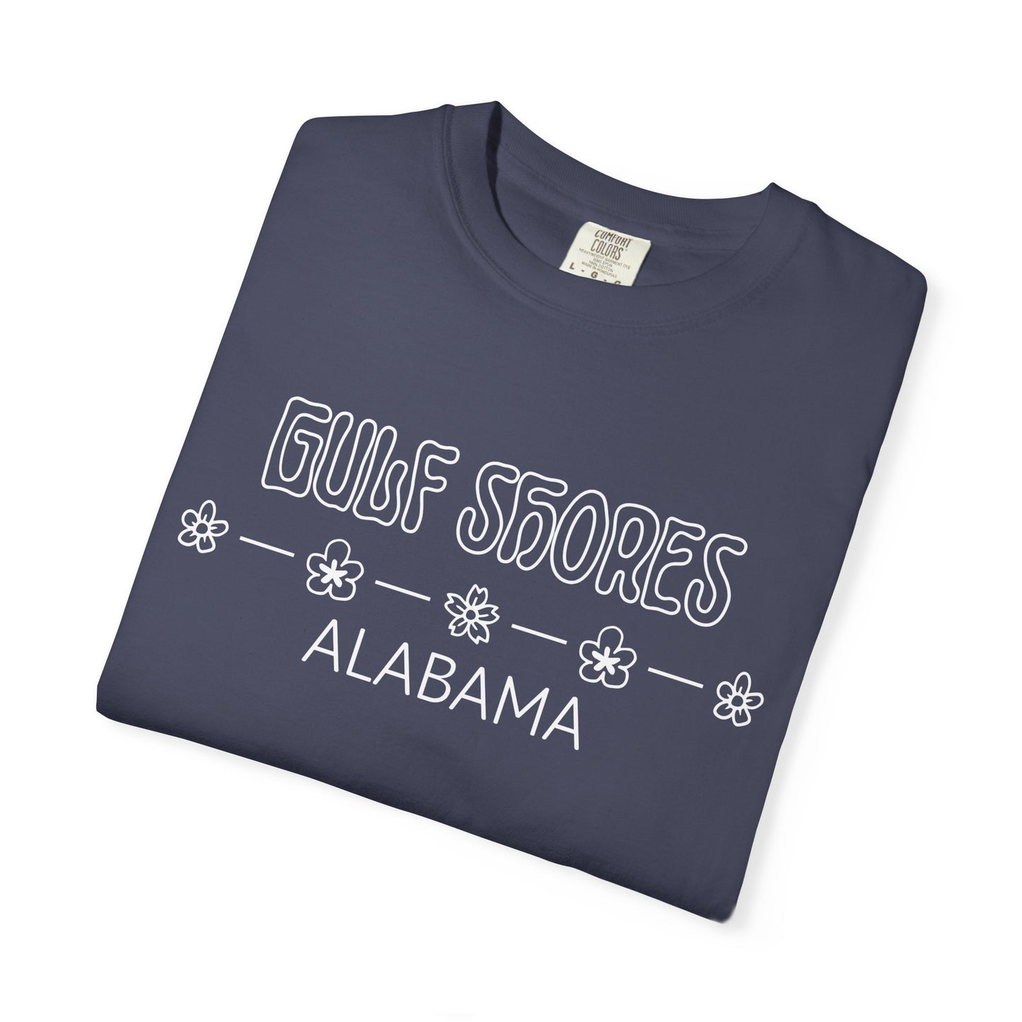 'Gulf Shores, Alabama' Unisex Garment-Dyed T-shirt