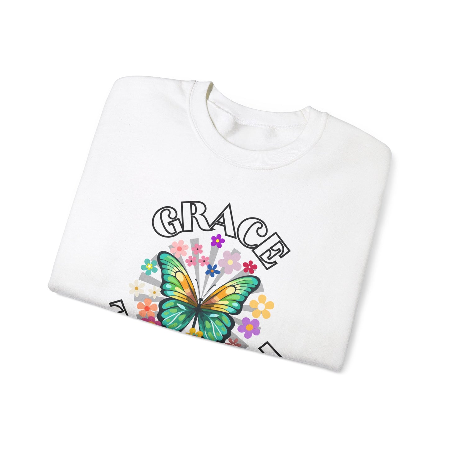 'Grace Through Faith' Unisex Heavy Blend™ Crewneck Sweatshirt