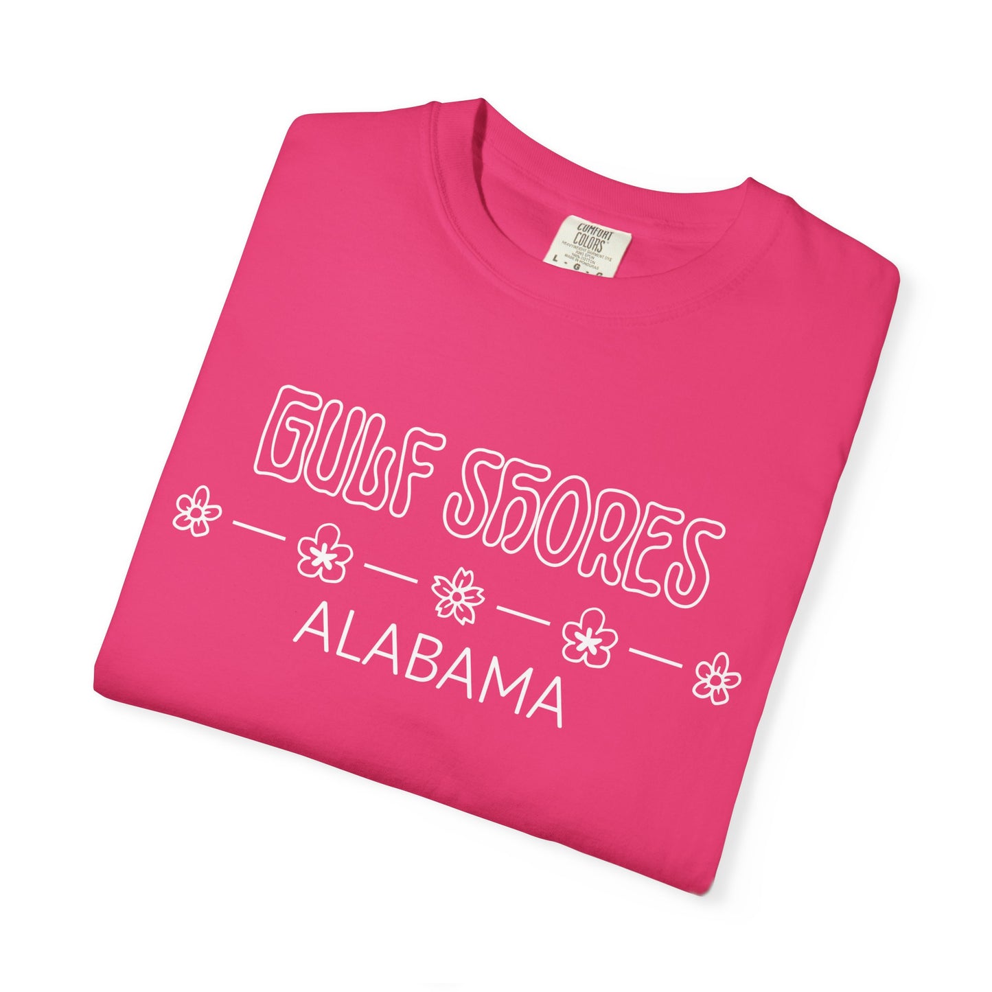 'Gulf Shores, Alabama' Unisex Garment-Dyed T-shirt
