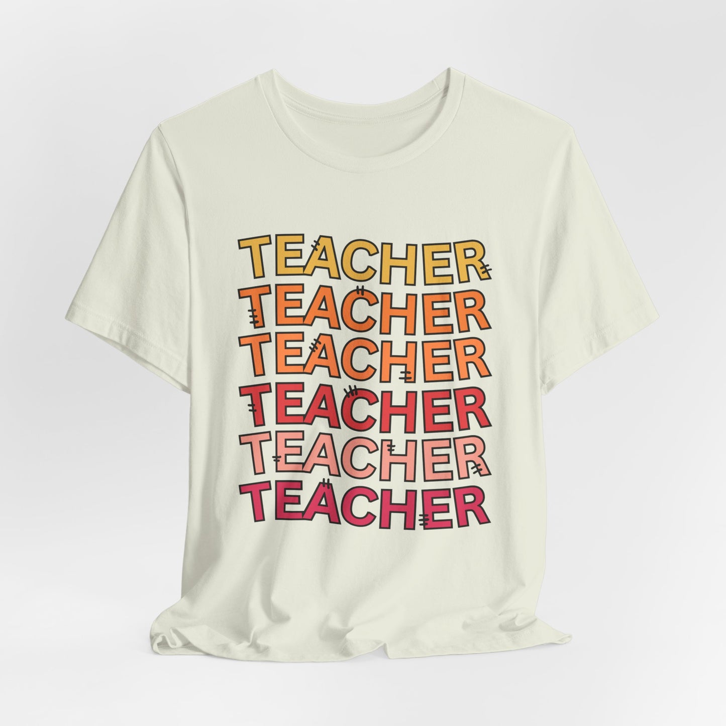 'Teacher' Unisex Jersey Short Sleeve Tee