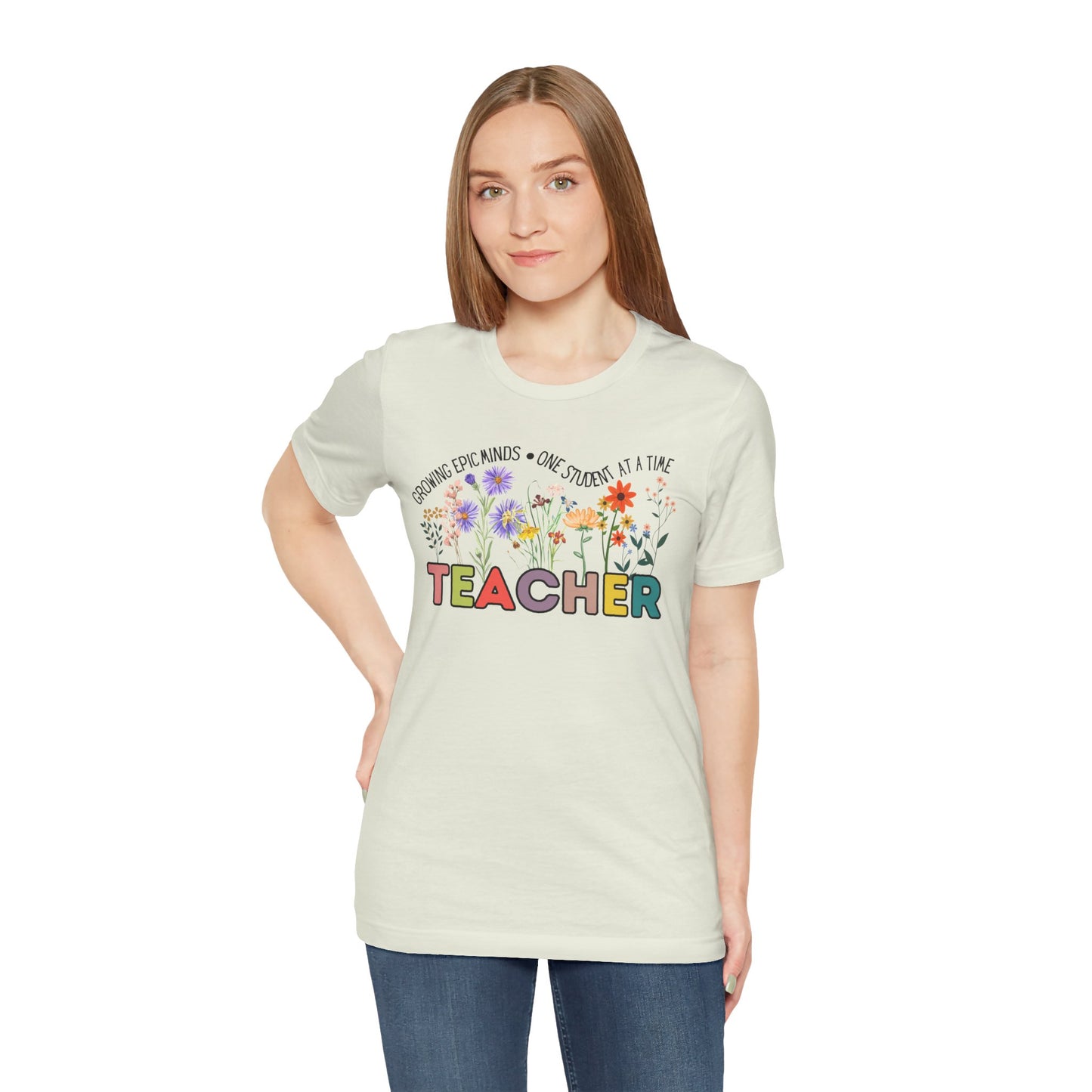 'Growing Epic Minds-One Student At A Time' Unisex Jersey Short Sleeve Tee