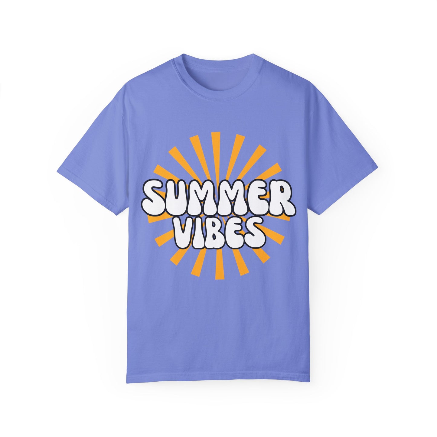 'Summer Vibes' Unisex Garment-Dyed T-shirt