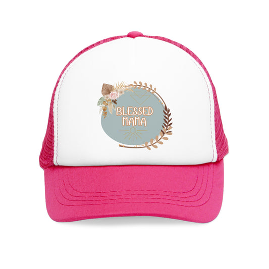 'Blessed Mama' Mesh Cap