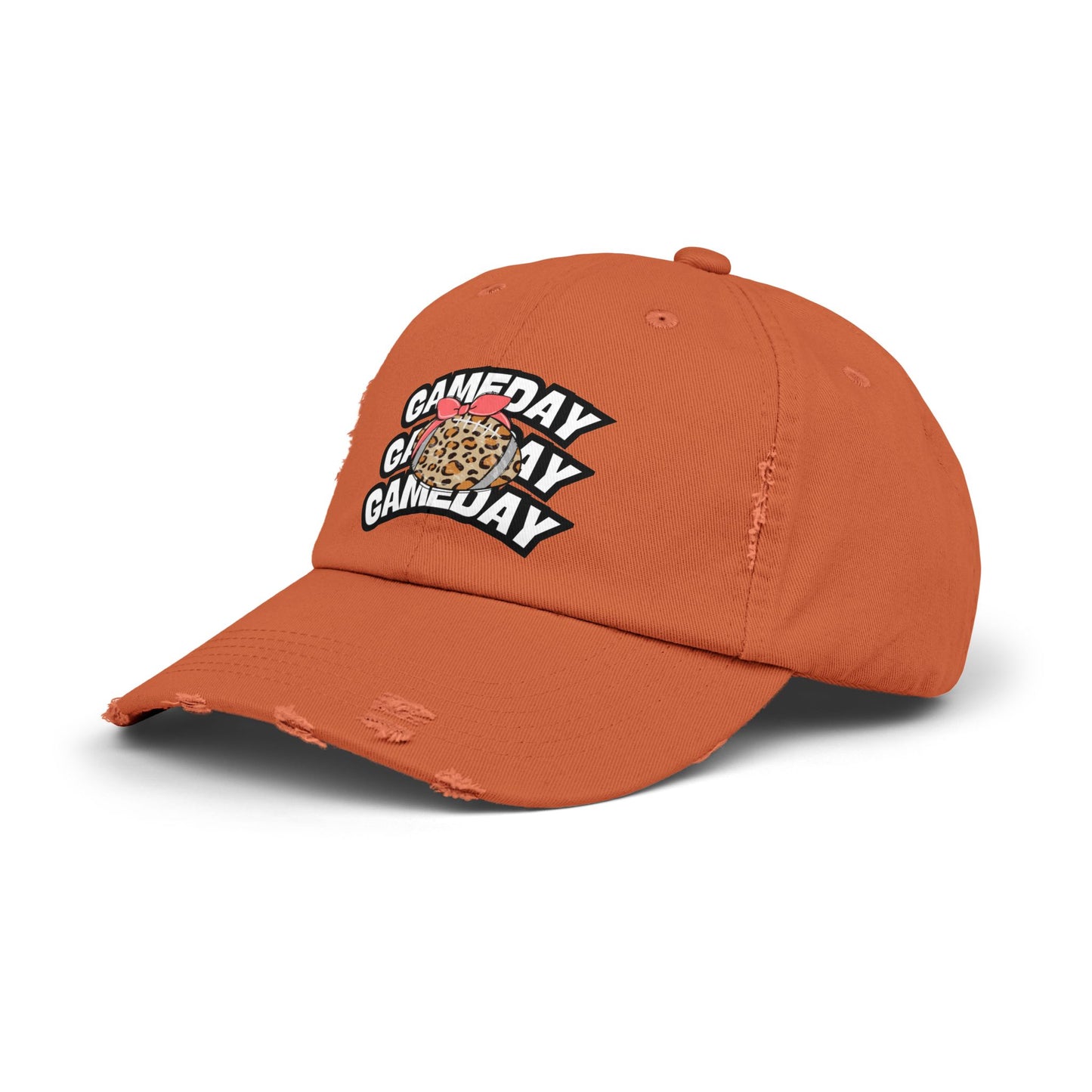 'Gameday' Unisex Distressed Cap