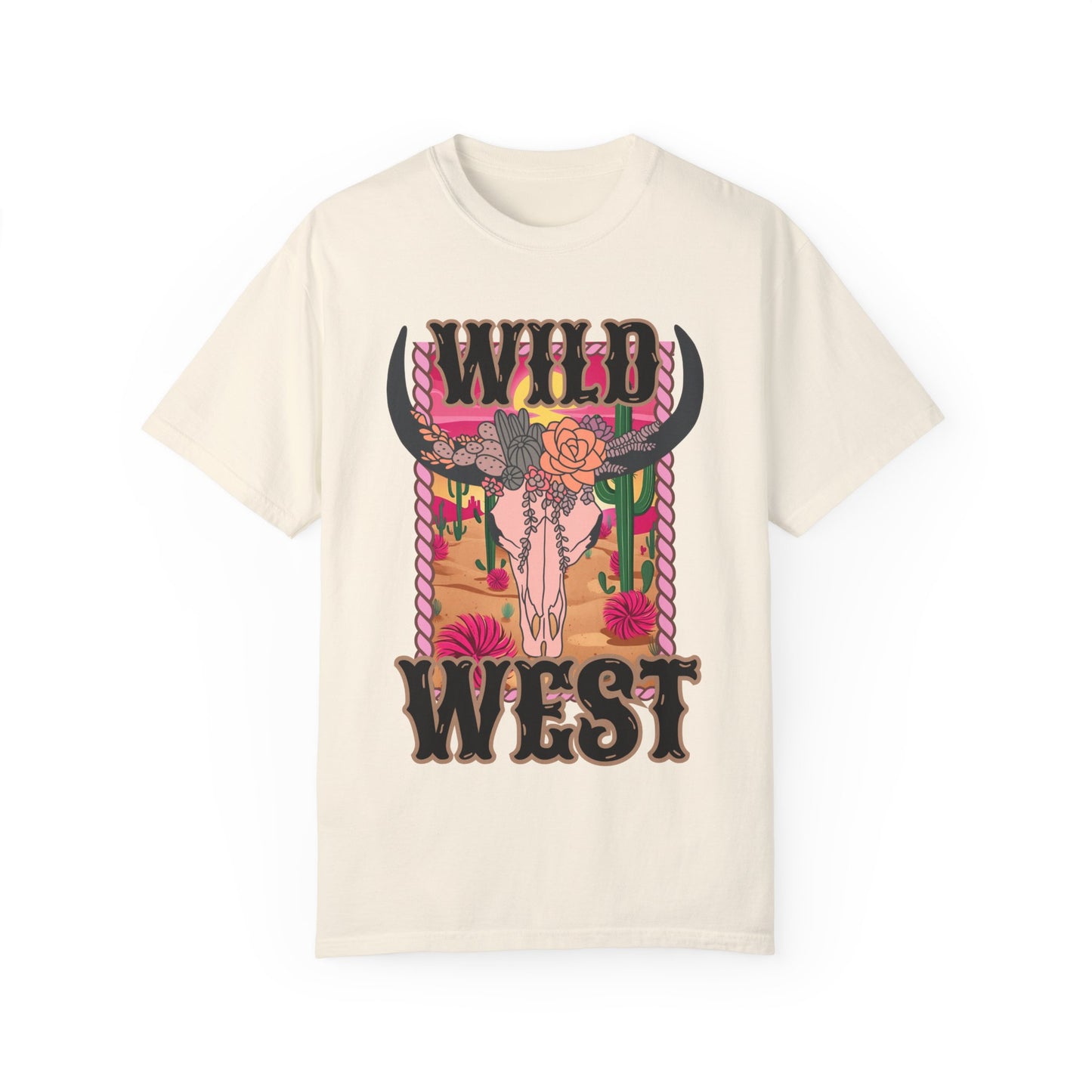 'Wild West' Unisex Garment-Dyed T-shirt