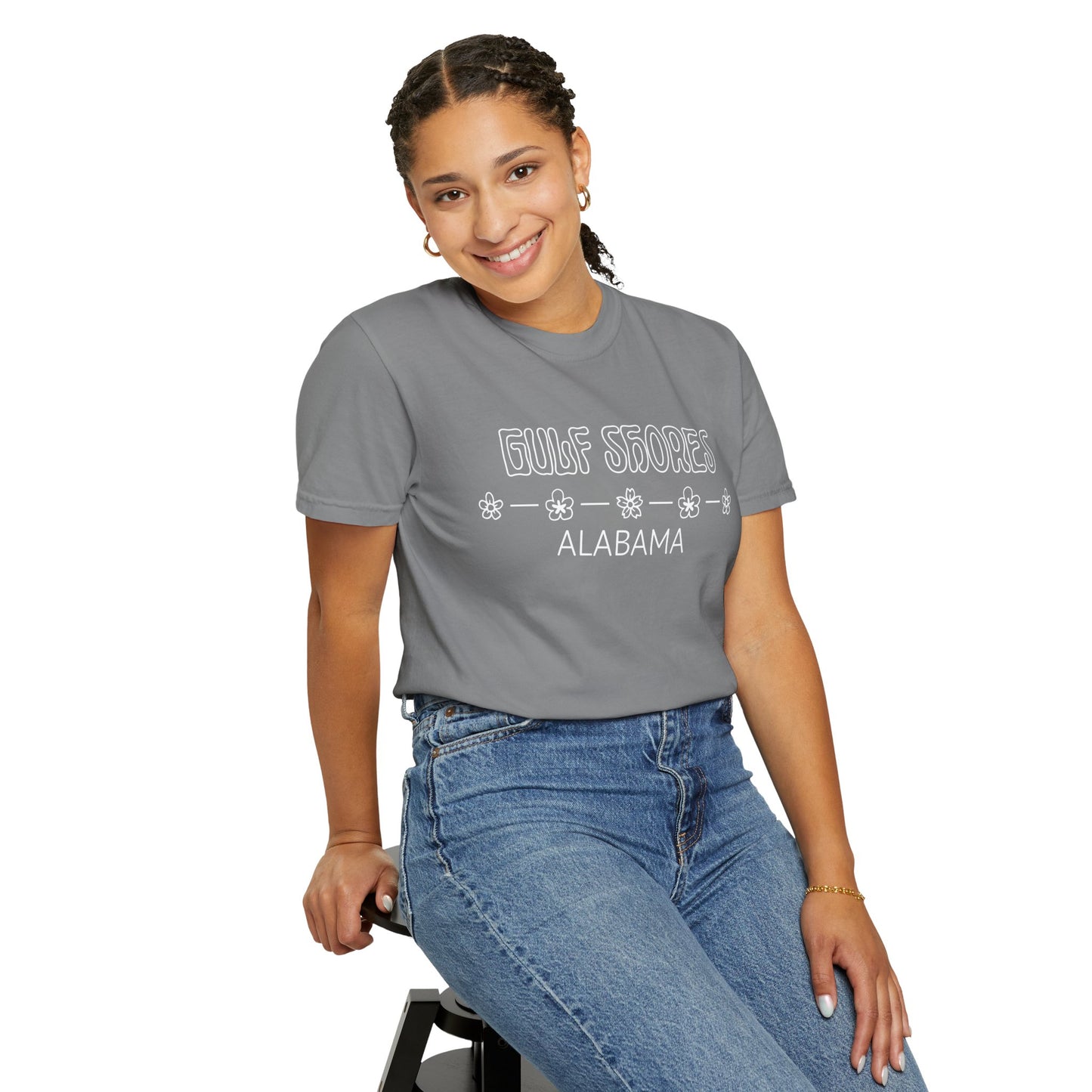 'Gulf Shores, Alabama' Unisex Garment-Dyed T-shirt