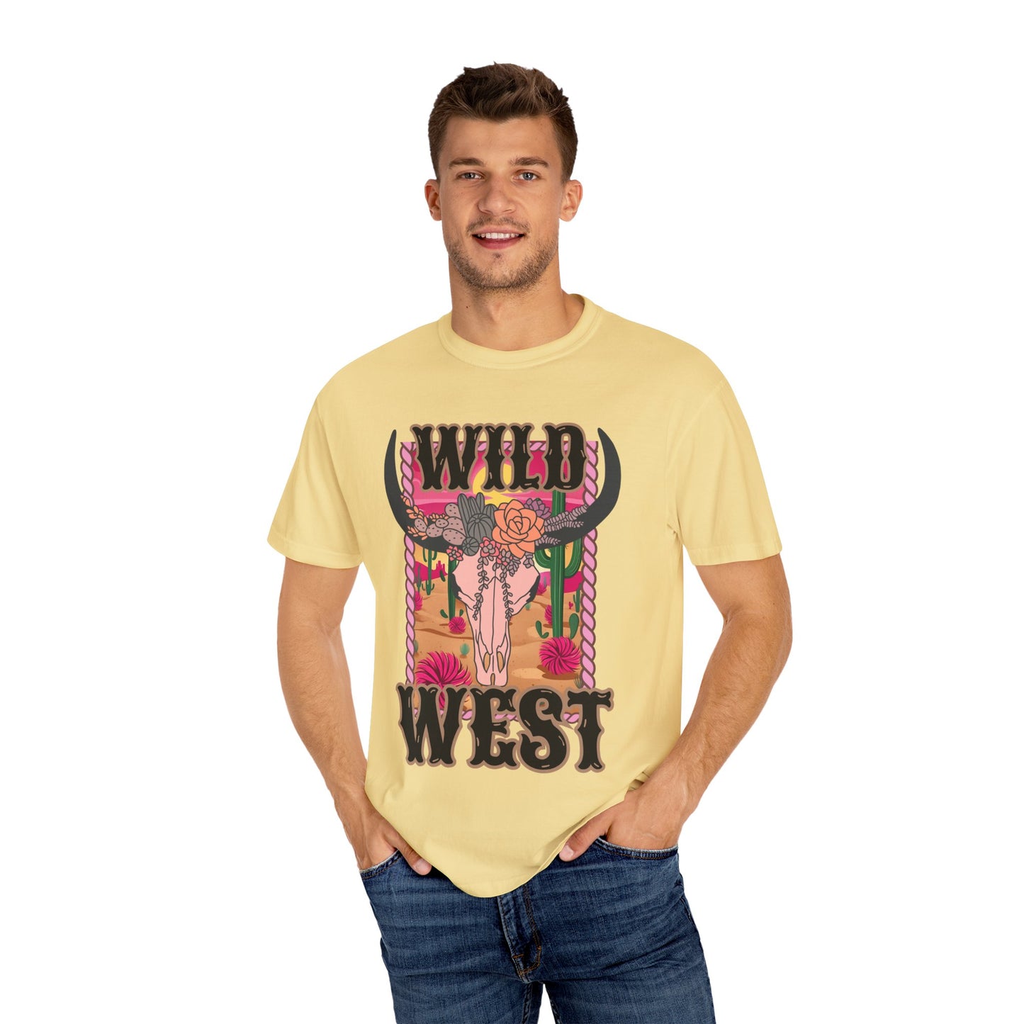 'Wild West' Unisex Garment-Dyed T-shirt